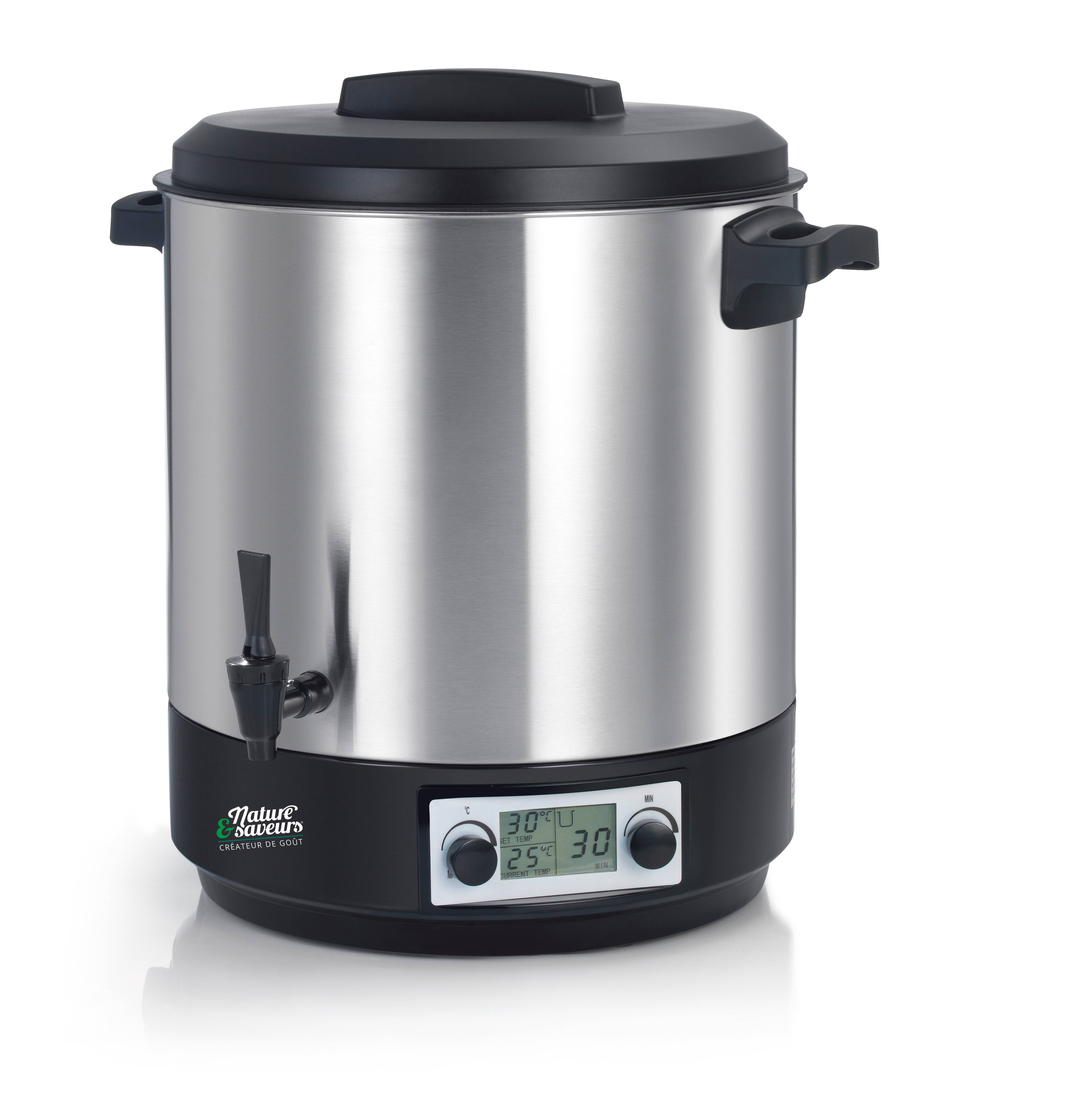 Nature Et Saveurs - Stérilisateur inox 31 L 8 bocaux de 1 L Nature & Saveurs - Image 1
