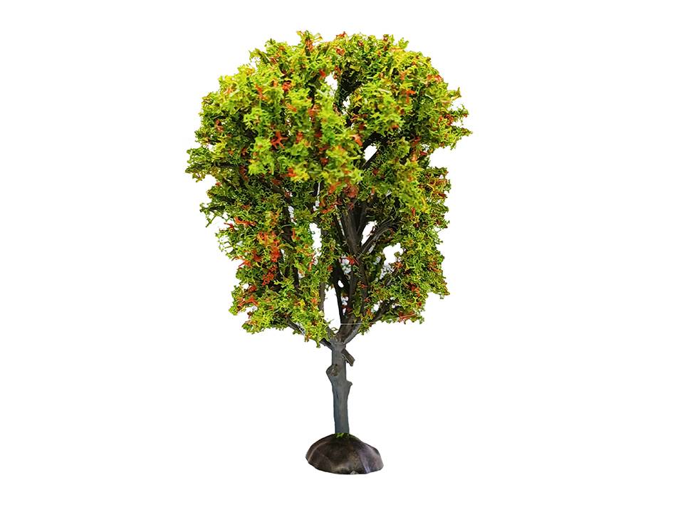 Oliver - Décoration Arbre Fleur Vert pour village et crèche - Oliver