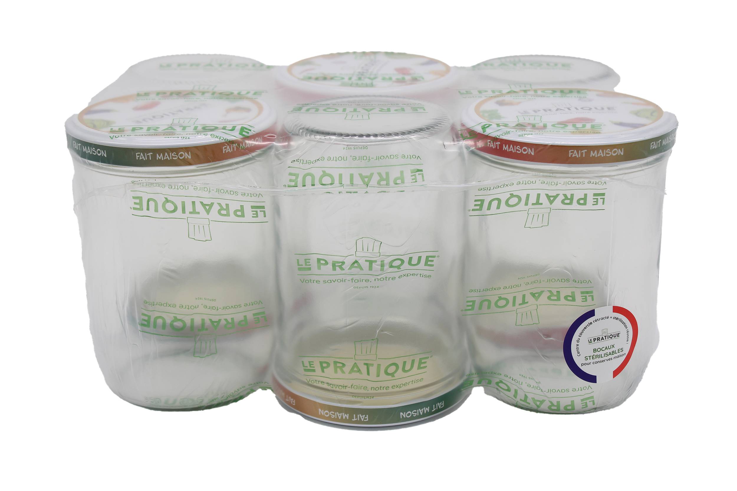 LE PRATIQUE - Bocaux stérilisables 750 ml x6 - Le Pratique x6 - Image 1