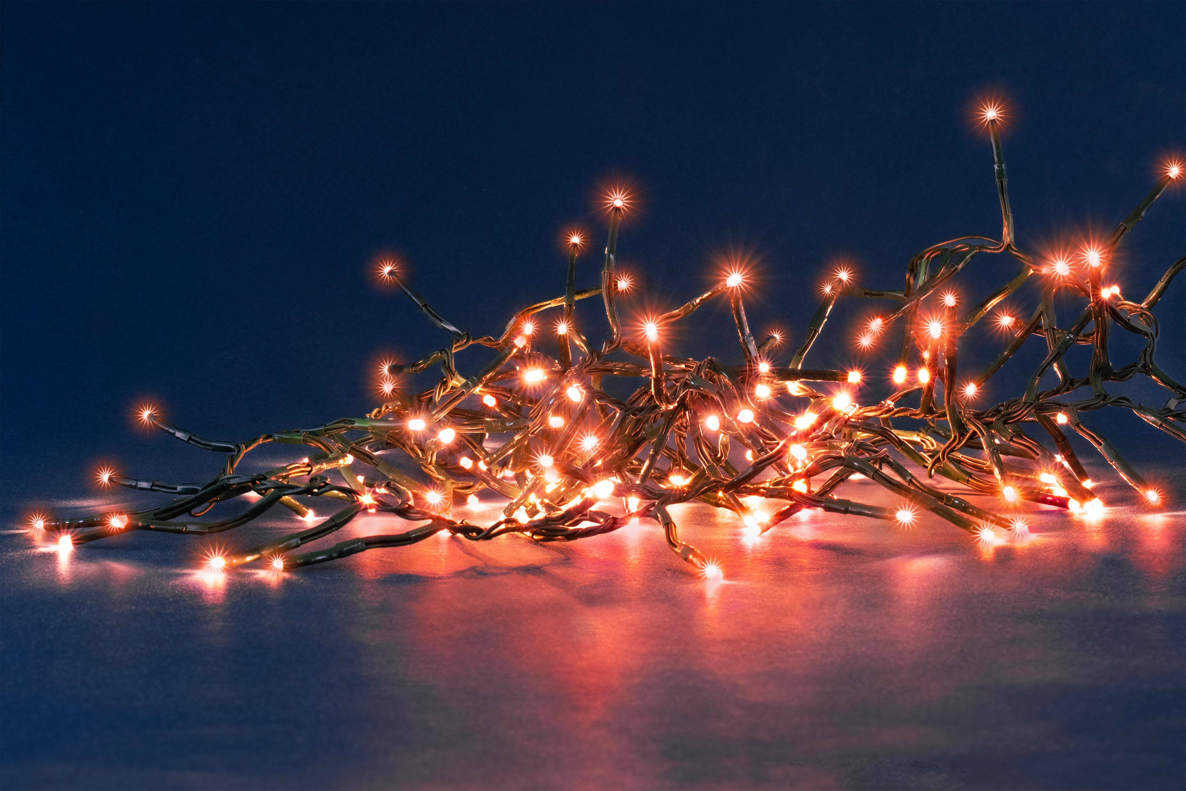 Blachere Illumination - Guirlande LED grappe - 8 m - Cuivre - BLACHERE ILLUMINATION