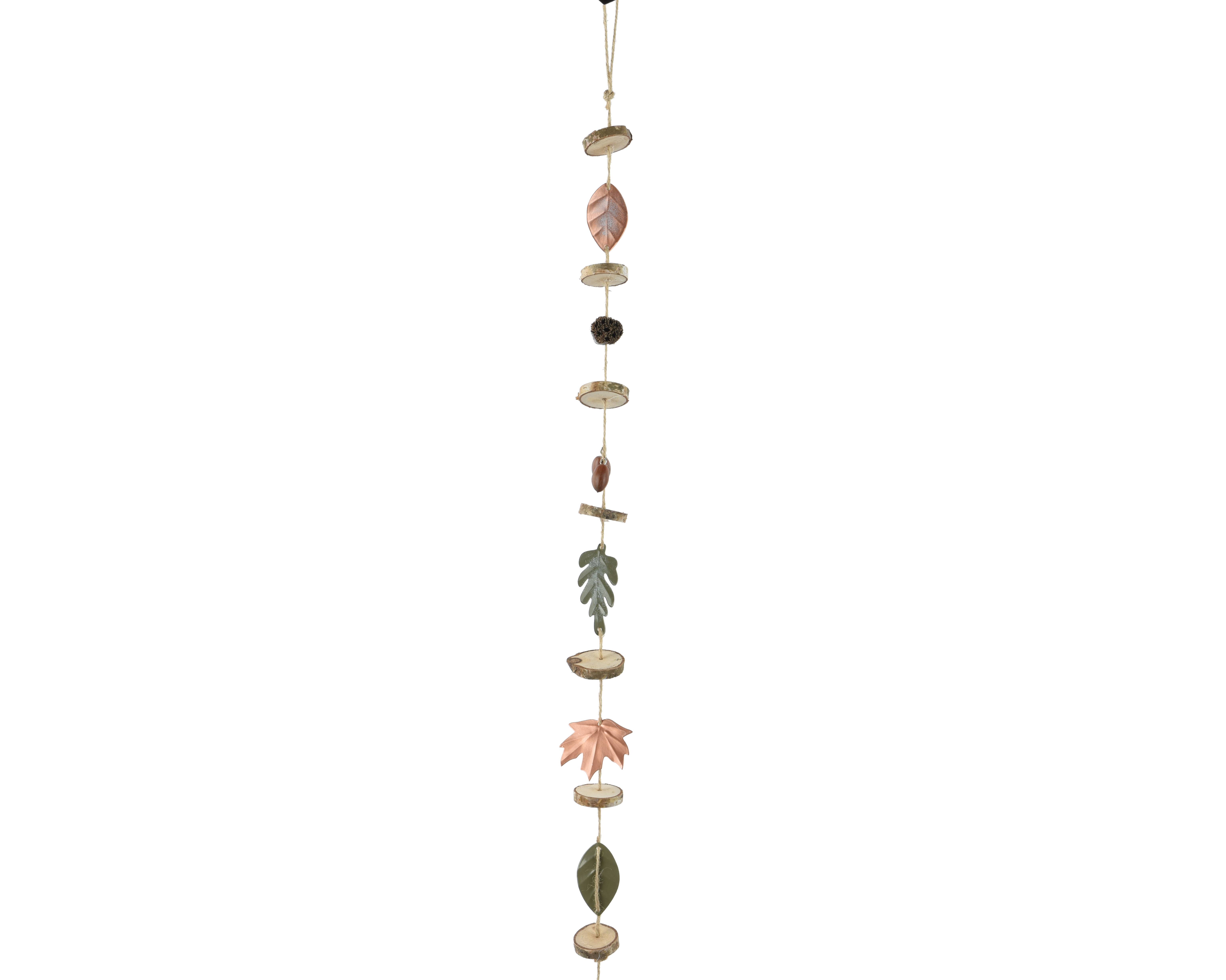 Guirnalda hojas y rodin L120 x W.3,50 x H.0,70 cm