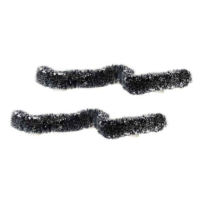 Set de 2 haies flexibles accessoire plastique L.30,5 x l.4 x H.3 cm - LEMAX