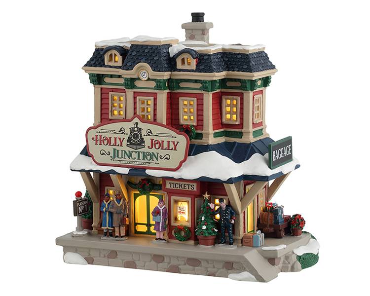 Lemax - Arrêt de gare Holly Jolly - LEMAX