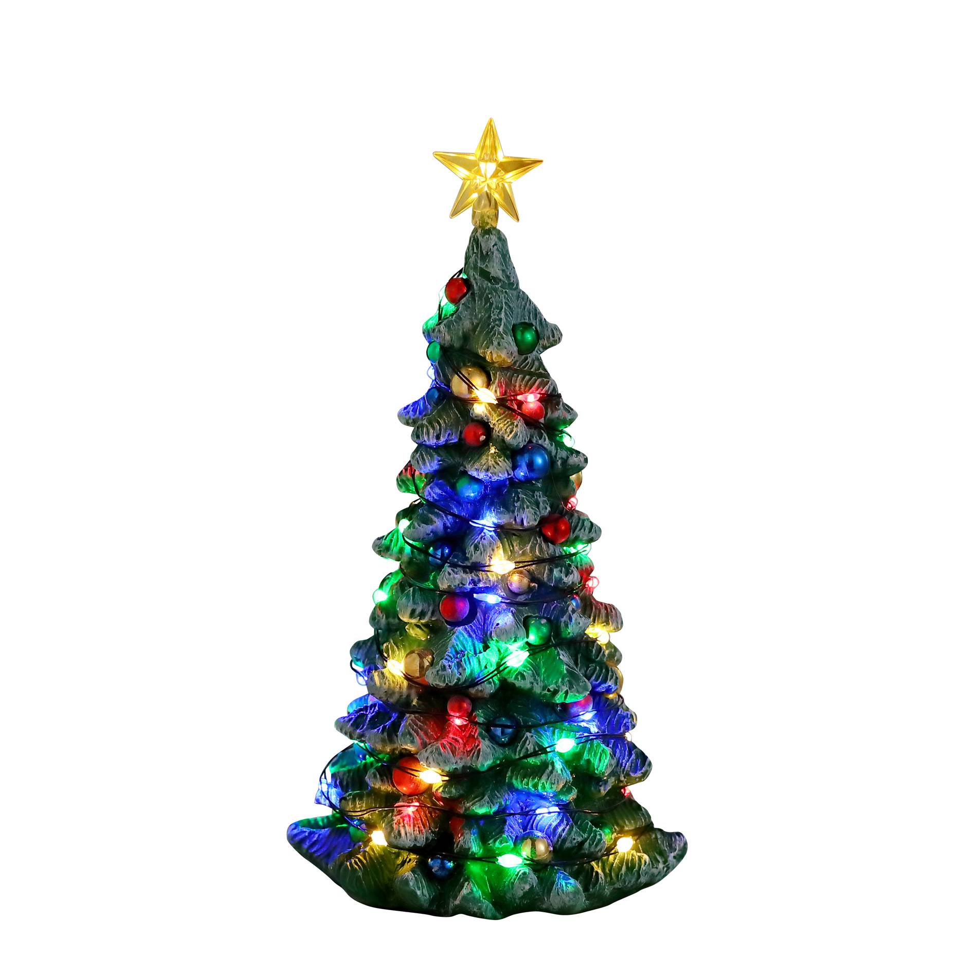 Lemax - Sapin de Noël enneigé multicol - LEMAX