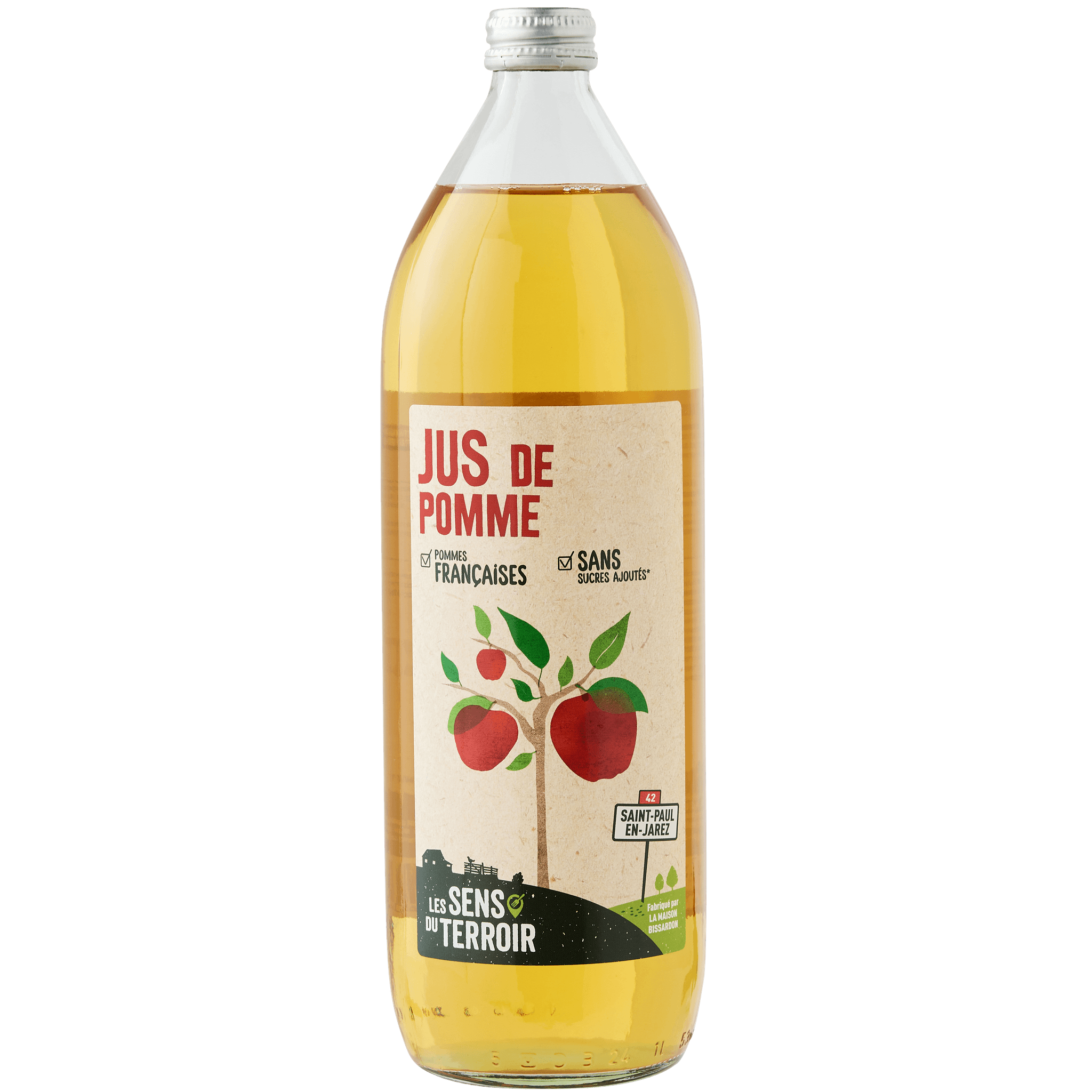 Les Sens du Terroir - Jus de pomme 1 L - Les Sens du Terroir