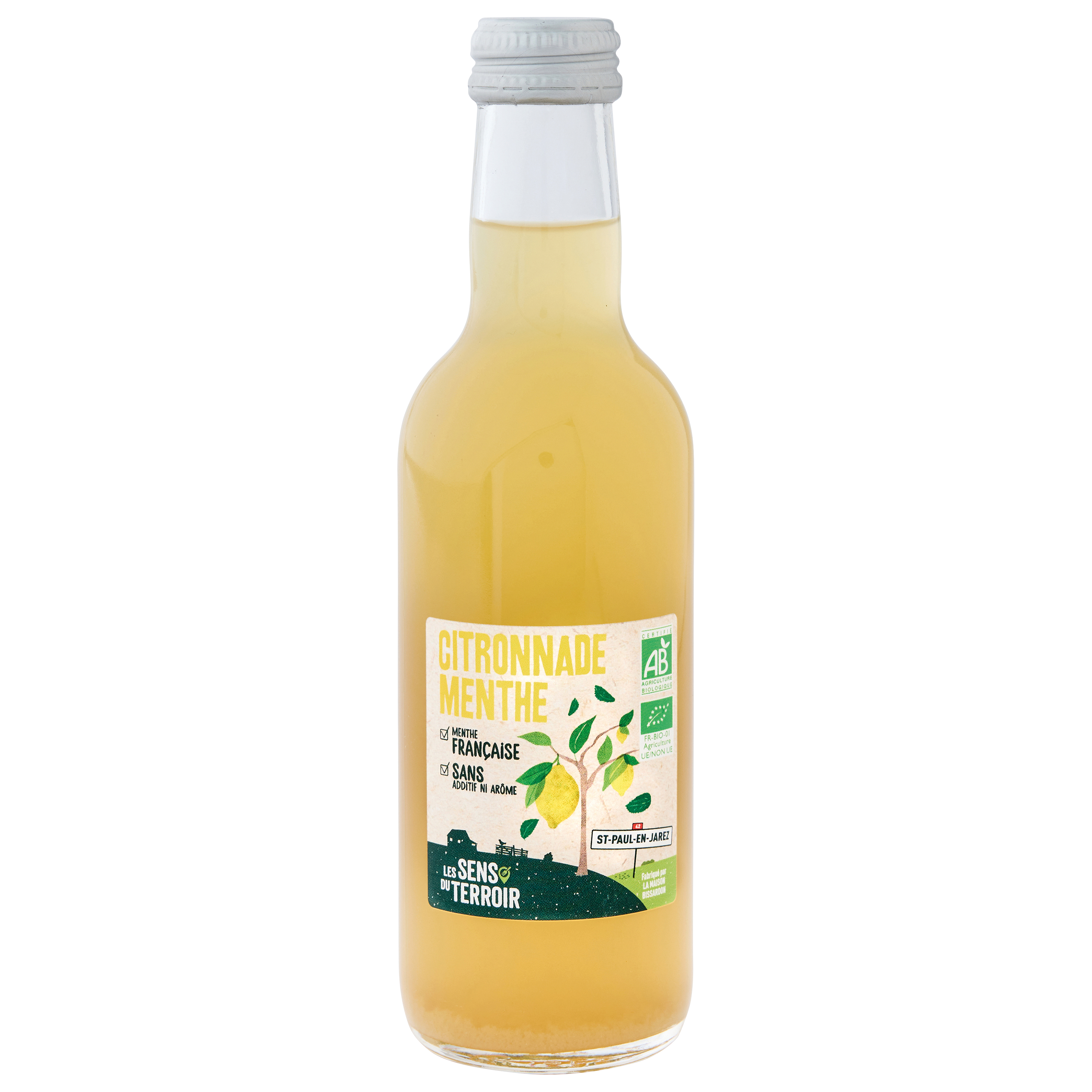 Les Sens du Terroir - Citronnade menthe BIO 25 cl - Les Sens du Terroir - Imagen 1