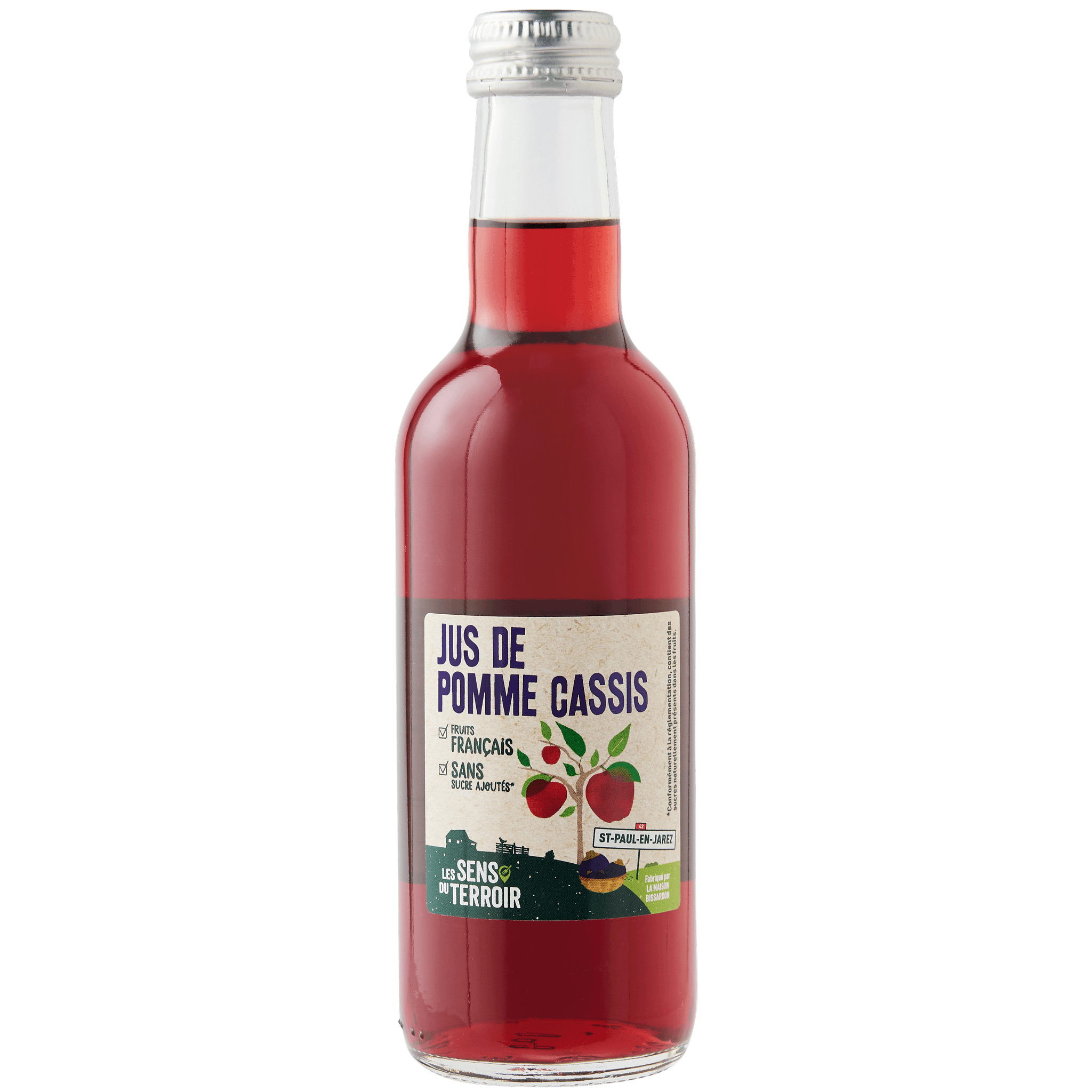 Les Sens du Terroir - Jus de pomme-cassis 25 cl - Les Sens Du Terroir - Imagen 1
