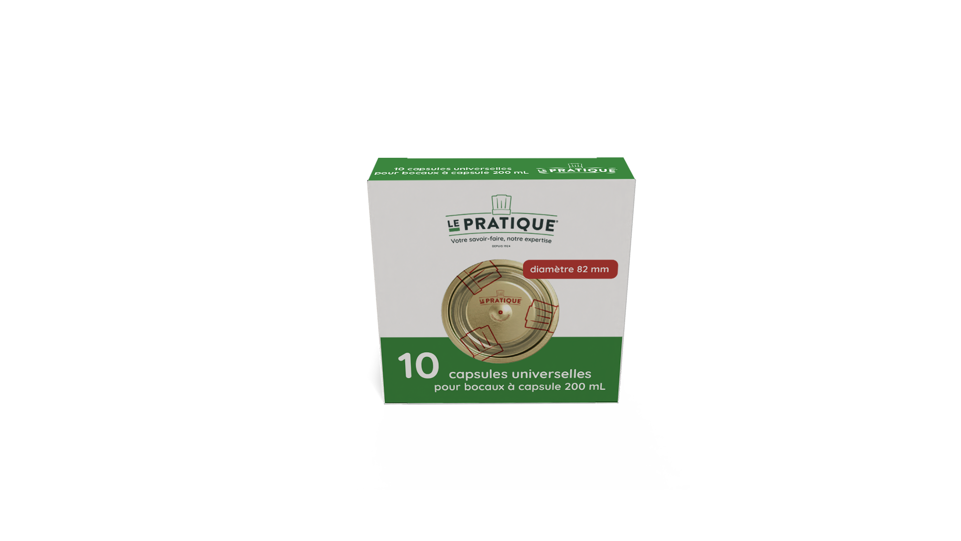 LE PRATIQUE - Capsules universelles ø 82 m x 10 - Le Pratique - Image 2