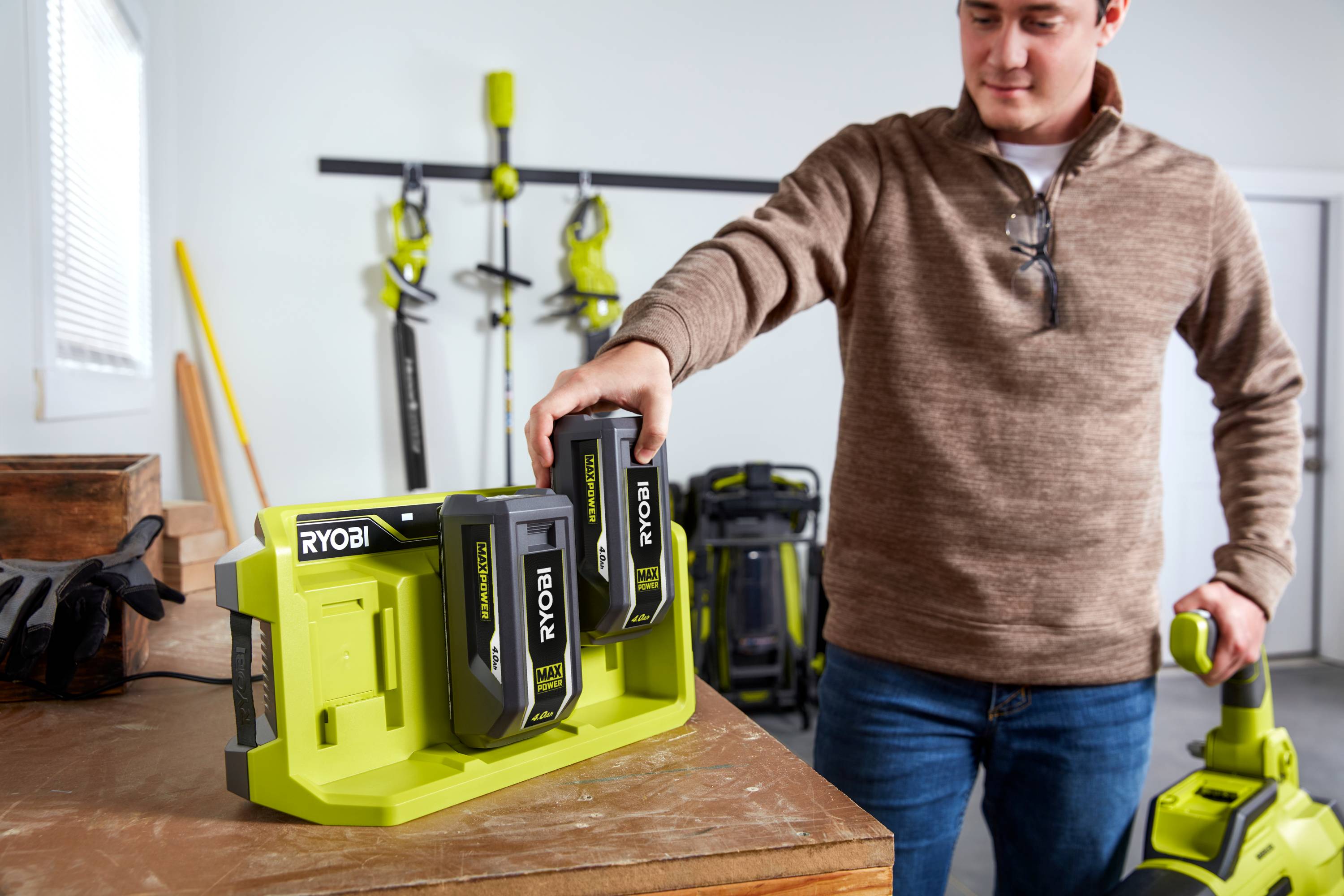 Ryobi - Chargeur 36V MAX POWER 3 ports - 4,0 A - Ryobi - Imagen 2