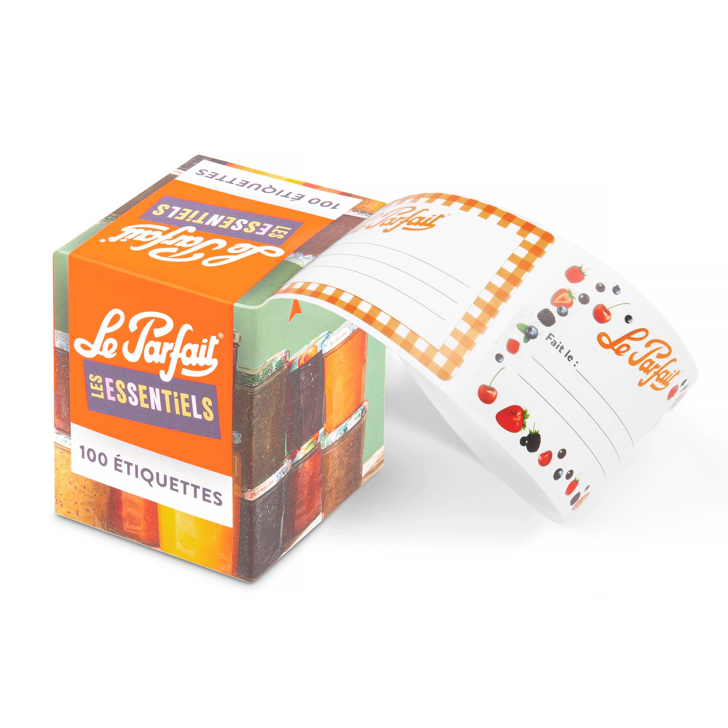 Le Parfait - Etiquettes adhésives rouleau x100 - Le Parfait