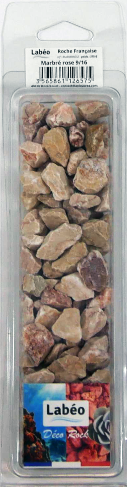 Labéo - Blister de roches naturelles "marbré rose 9/16" - 375 g - Labéo - Imagen 2