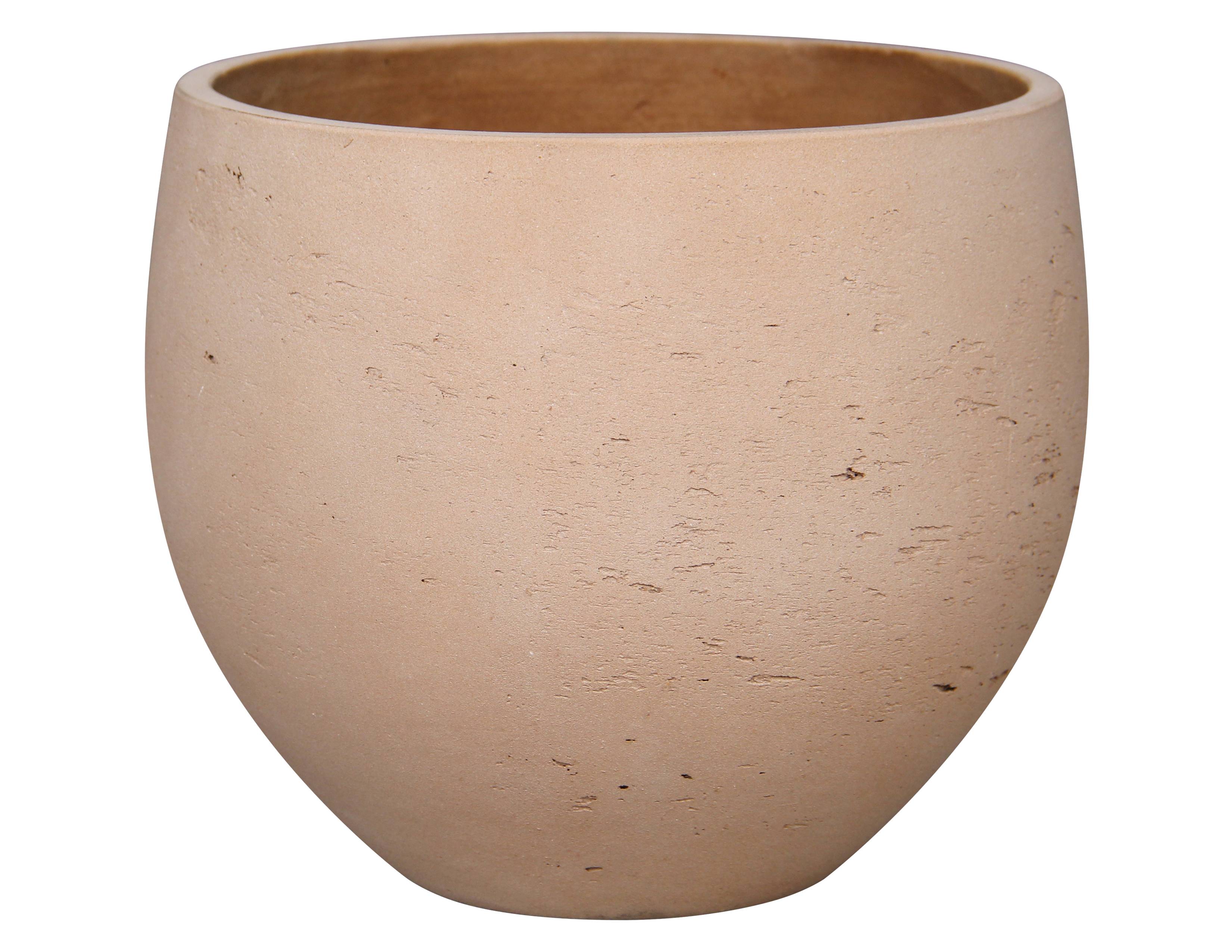 Ecloz - Pot boule TERRA en ciment - beige - Ø 48 cm - ECLOZ