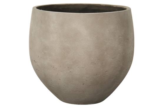 Ecloz - Pot boule TERRA en ciment - taupe - Ø 48 cm - ECLOZ