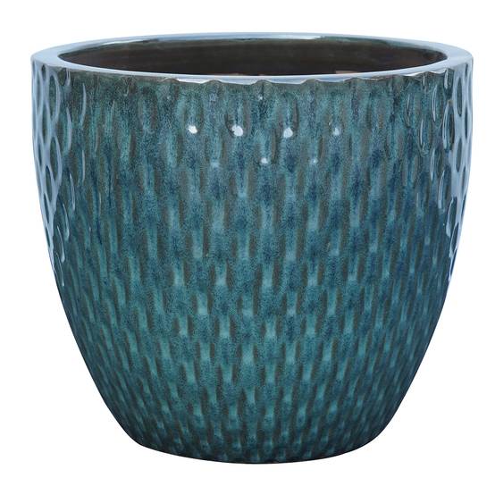 Ecloz - Pot CHERUT en terre cuite émaillée - vert - Ø 36 cm - ECLOZ