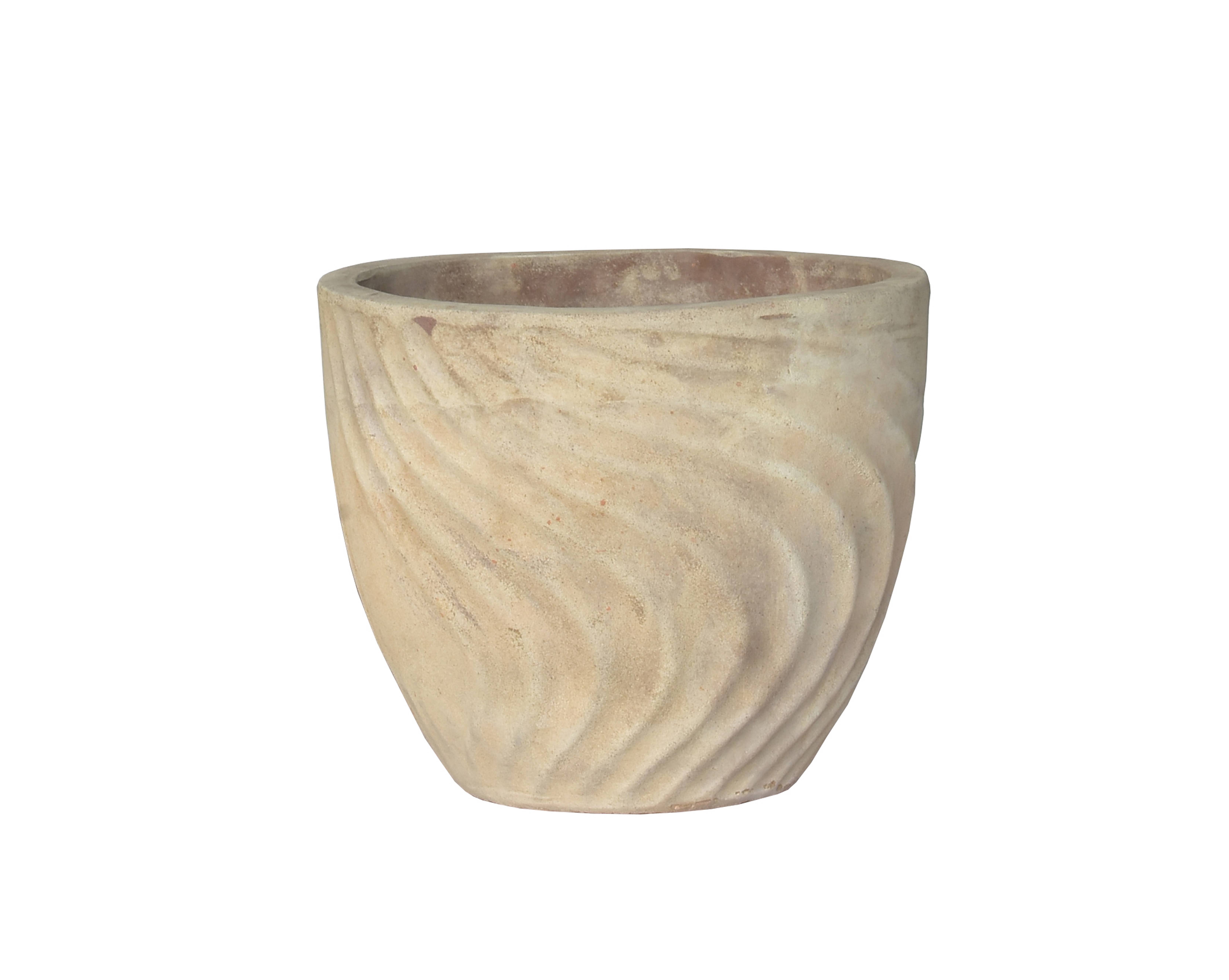 Ecloz - Pot VAGUE en terre cuite - aspect antique - Ø 38 cm - ECLOZ