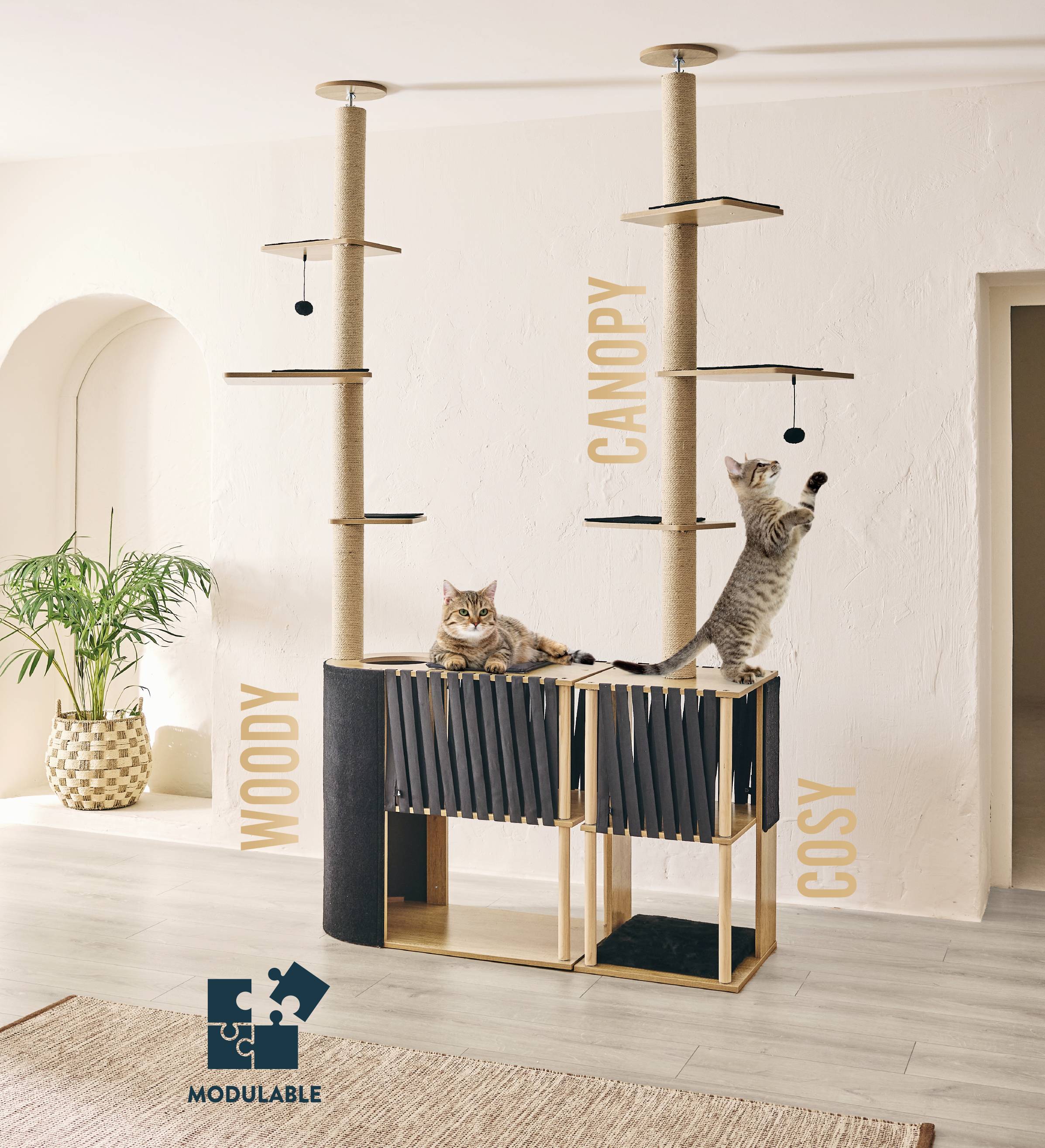 Pure Family - Arbre à chat modulable CANOPY - Arbora - Pure Family - Image 3