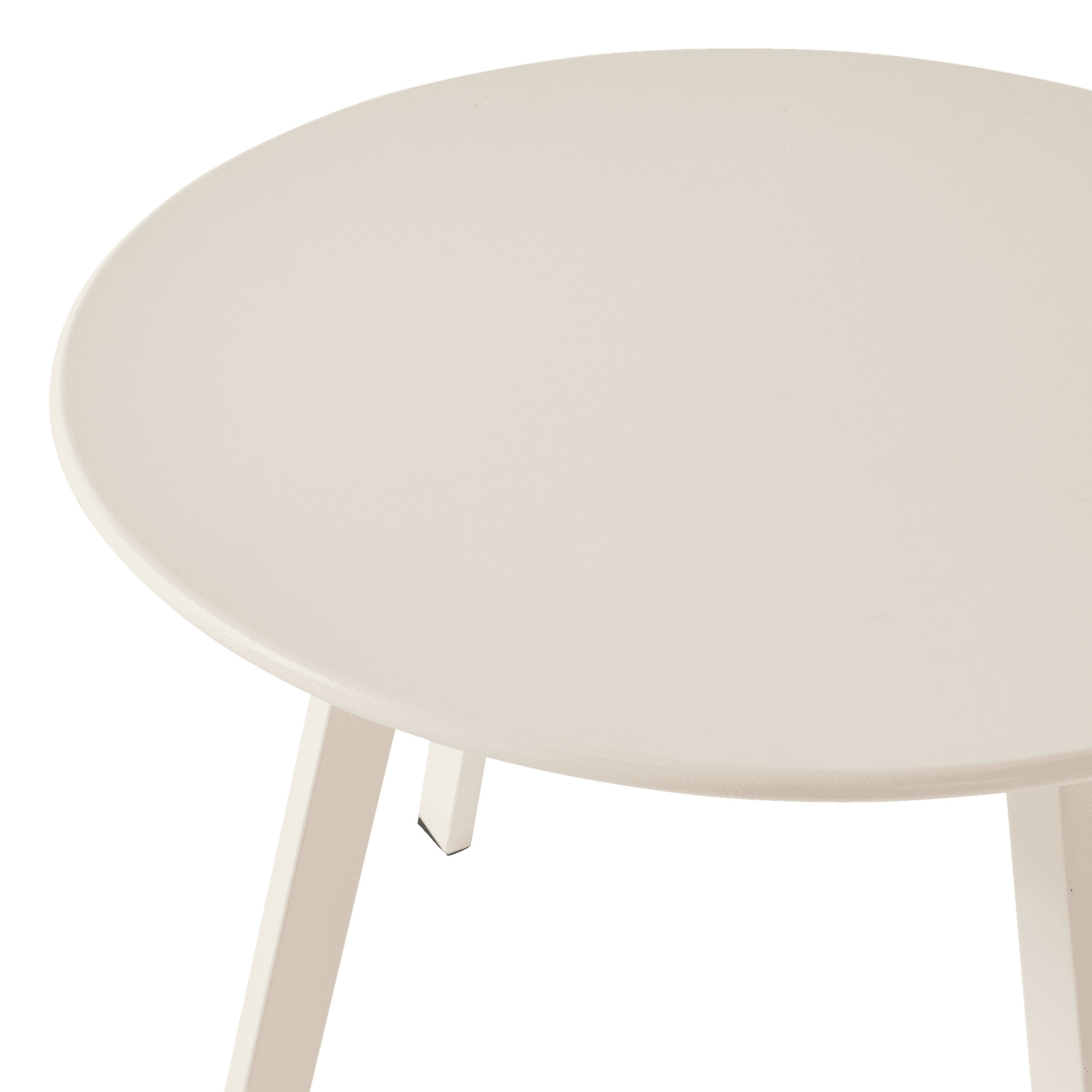 Ecloz - Ensemble 3 tables d'appoint de jardin acier sable Fanette ECLOZ - Imagen 5