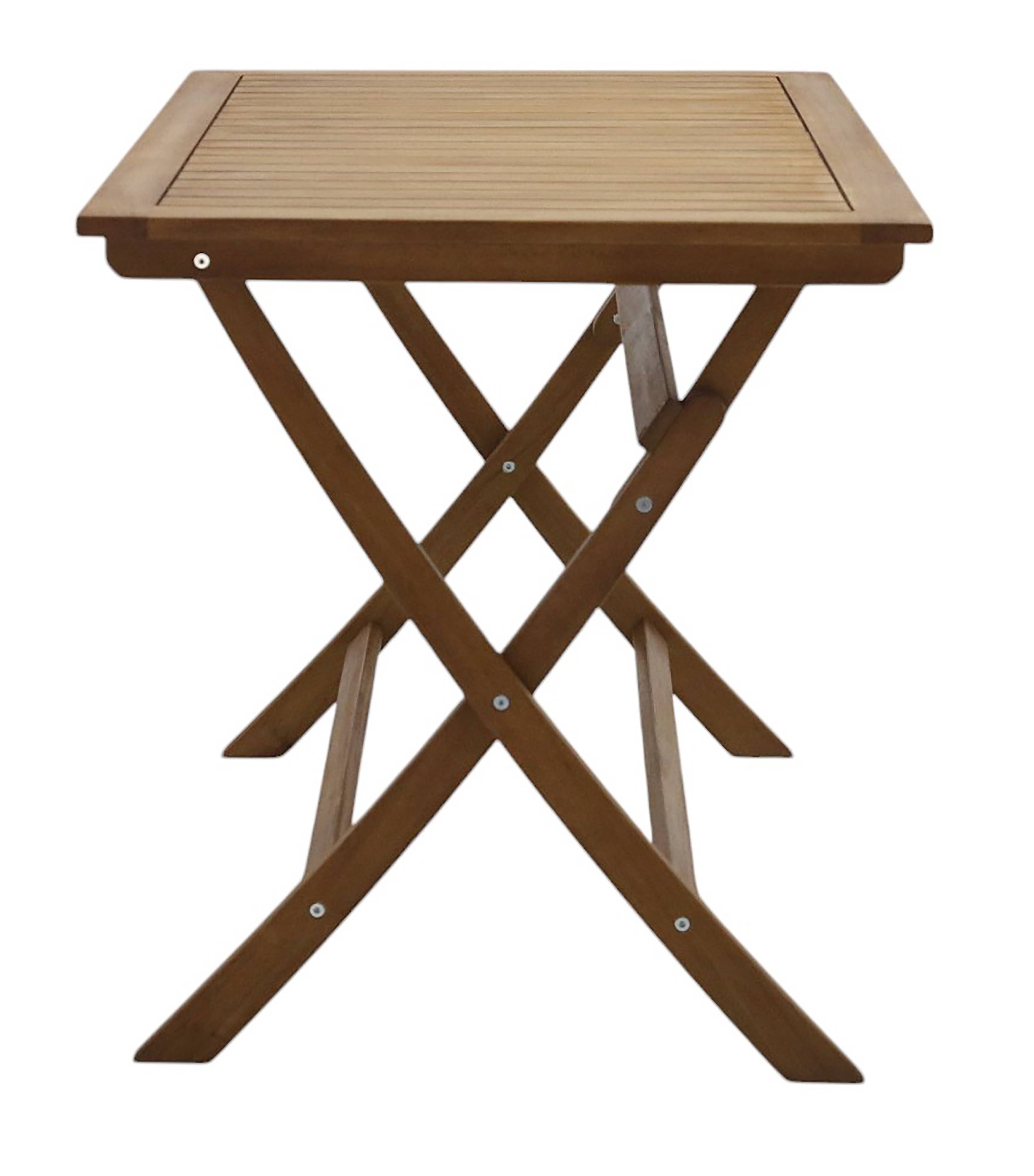 Ecloz - Table de jardin pliante rectangulaire bois 4 personnes Ferret - ECLOZ - Imagen 5