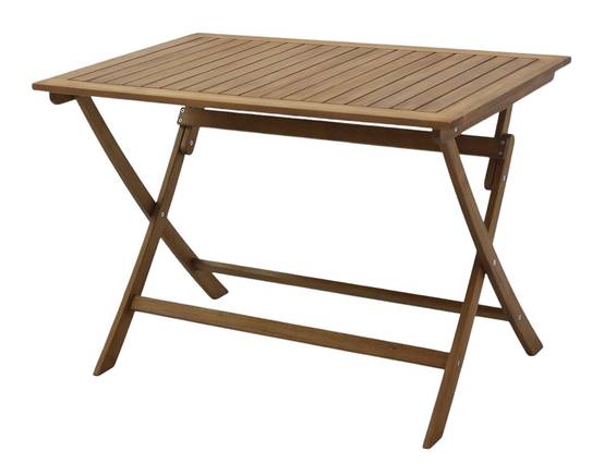 Ecloz - Table de jardin pliante rectangulaire bois 4 personnes Ferret - ECLOZ - Image 4