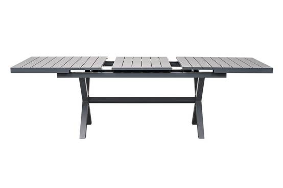 Ecloz - Table de jardin rectangulaire extensible 8/10 personnes anthracite Fargo ECLOZ - Image 4