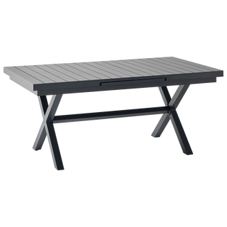 Ecloz - Table de jardin rectangulaire extensible 8/10 personnes anthracite Fargo ECLOZ