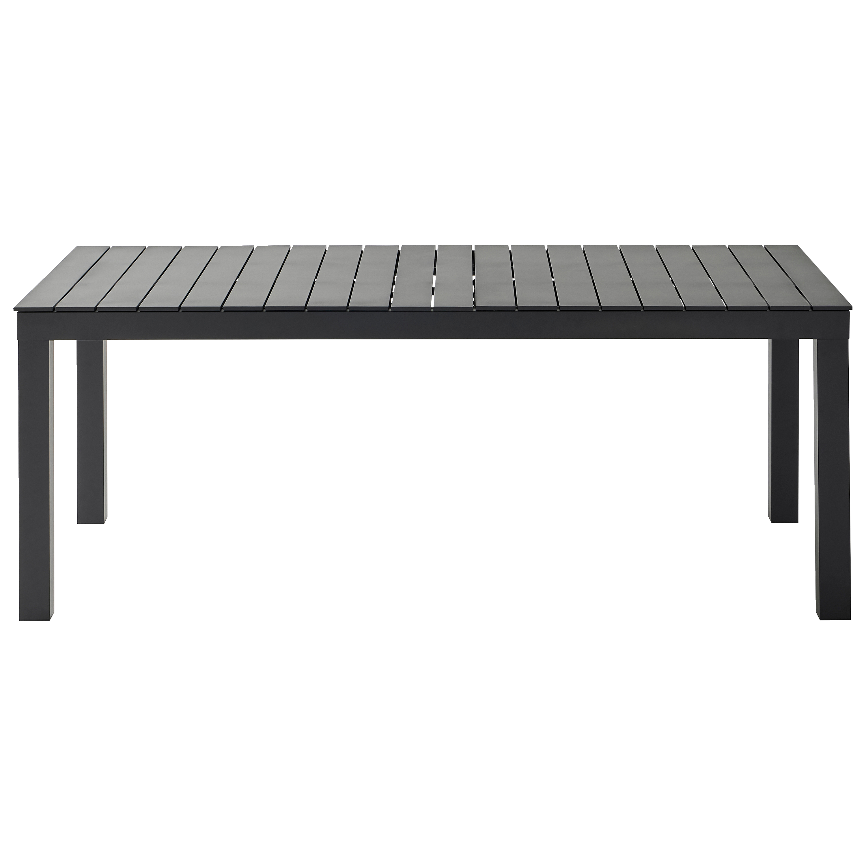 Ecloz - Table de jardin rectangulaire double extension 8/12 personnes anthracite Fileas ECLOZ - Imagen 10