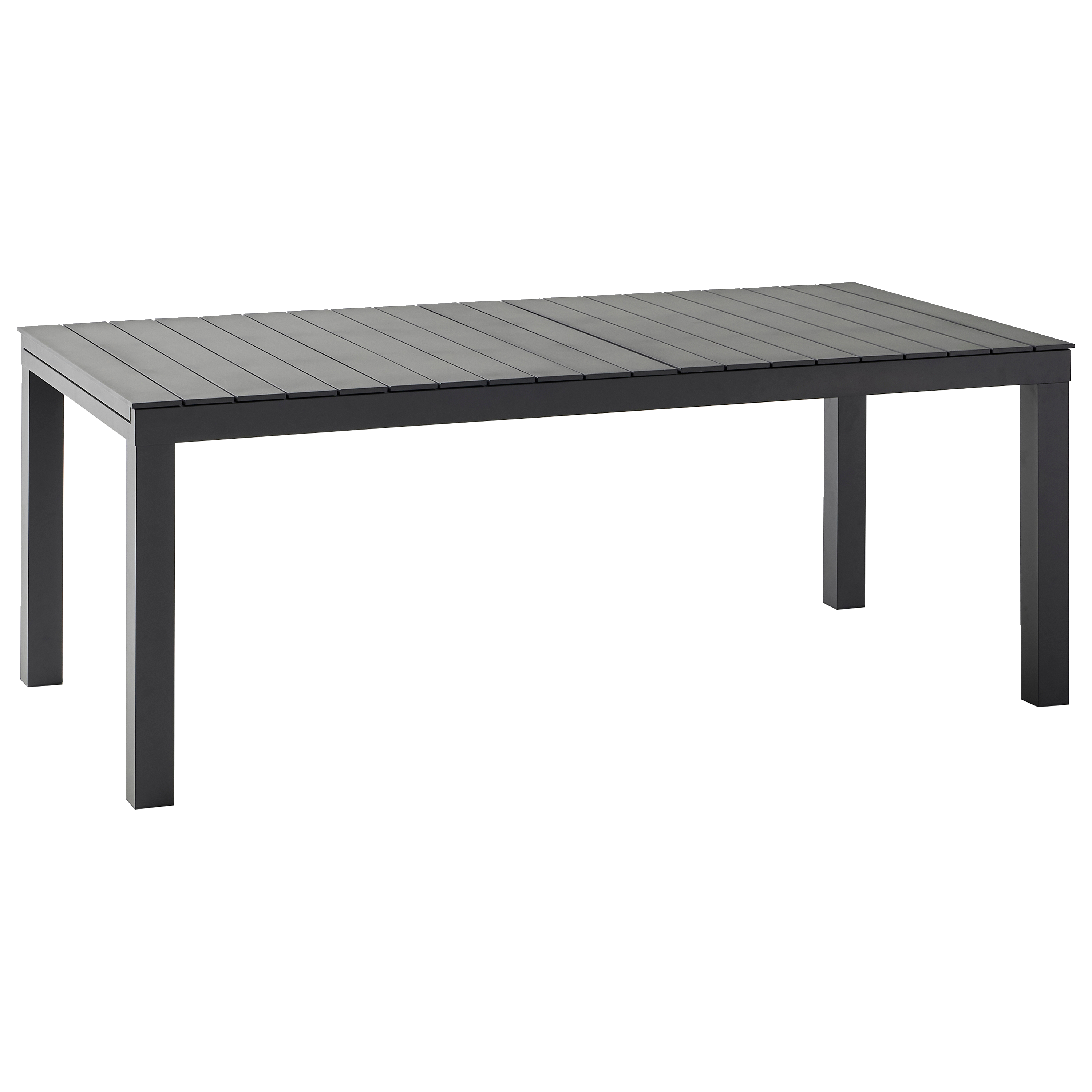 Ecloz - Table de jardin rectangulaire double extension 8/12 personnes anthracite Fileas ECLOZ - Imagen 7