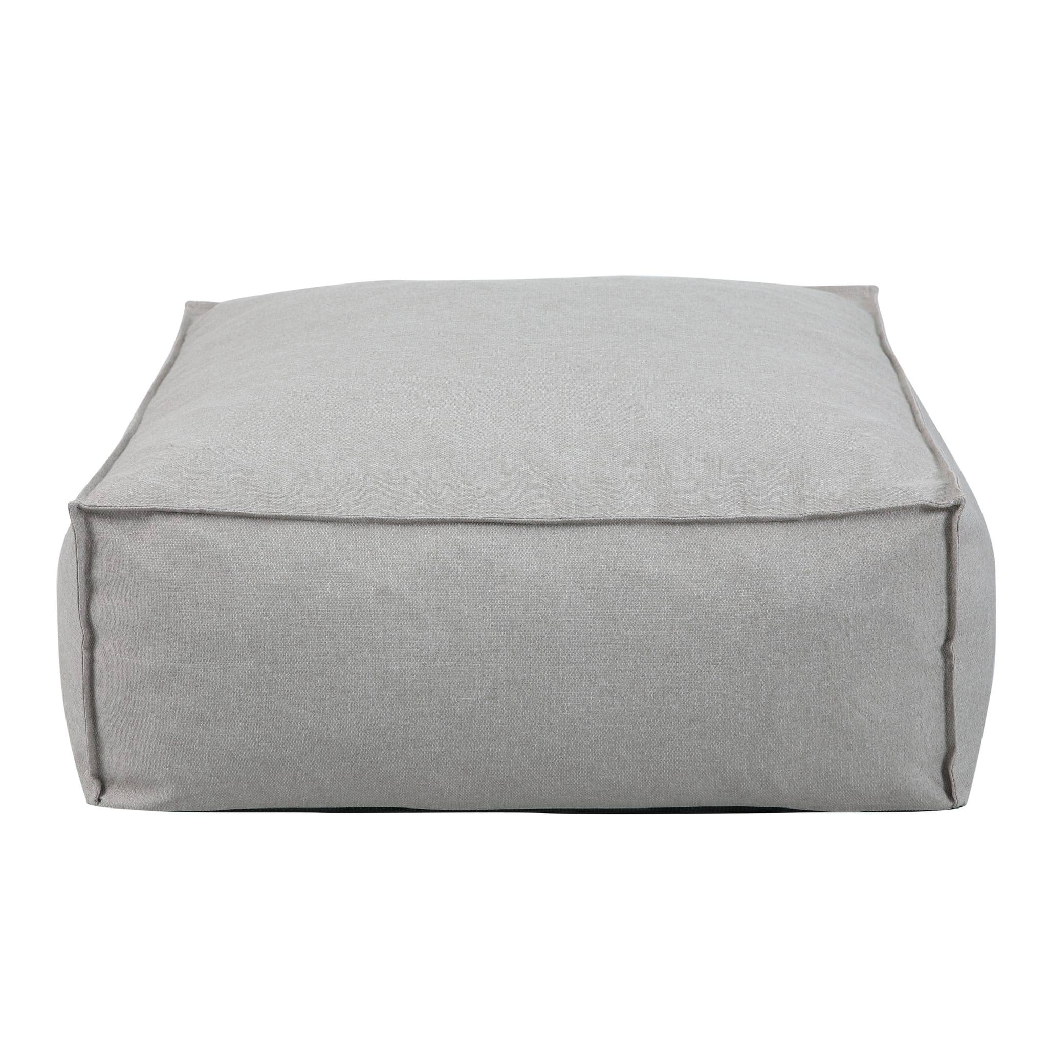 Ecloz - Pouf de jardin en tissu crème Fluffy ECLOZ - Imagen 2