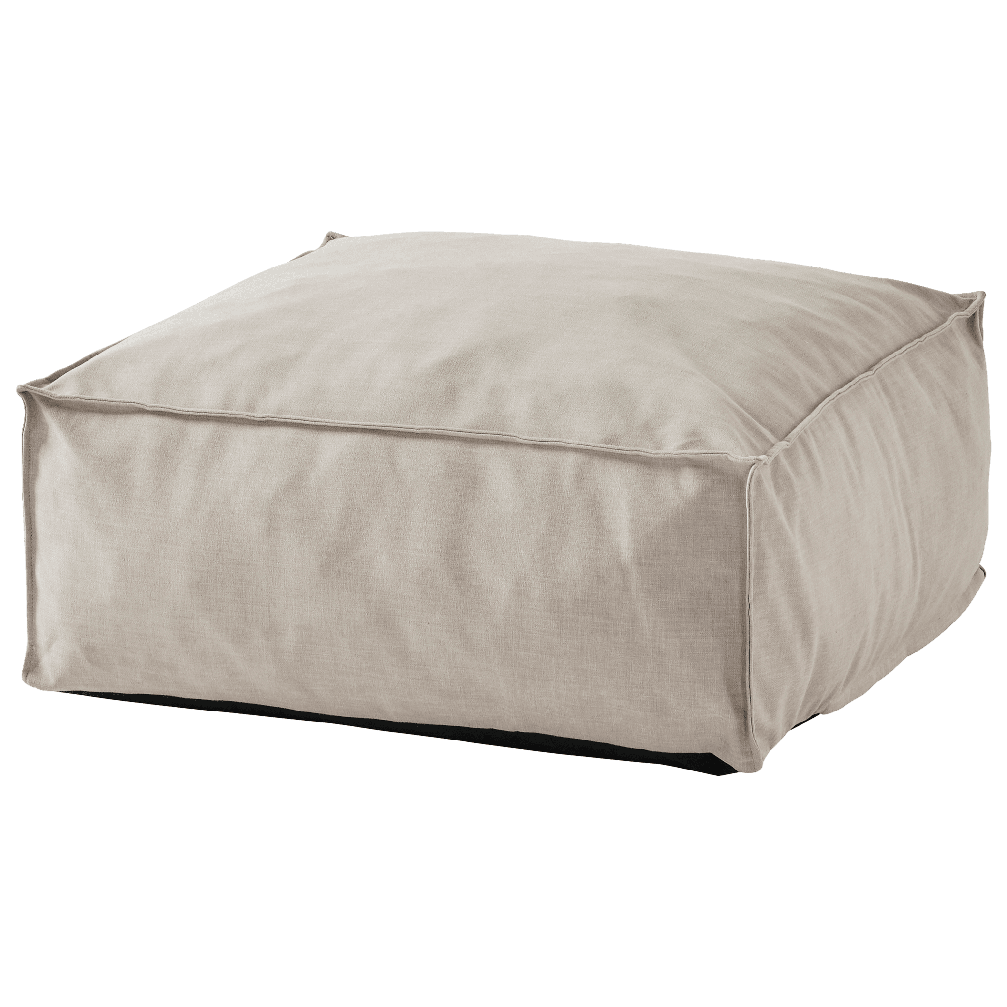 Ecloz - Pouf de jardin en tissu crème Fluffy ECLOZ - Imagen 1