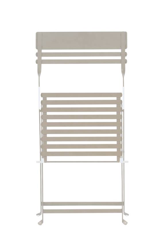 Ecloz - Salon de jardin balcon acier pliant 2 personnes taupe Faro ECLOZ - Image 2