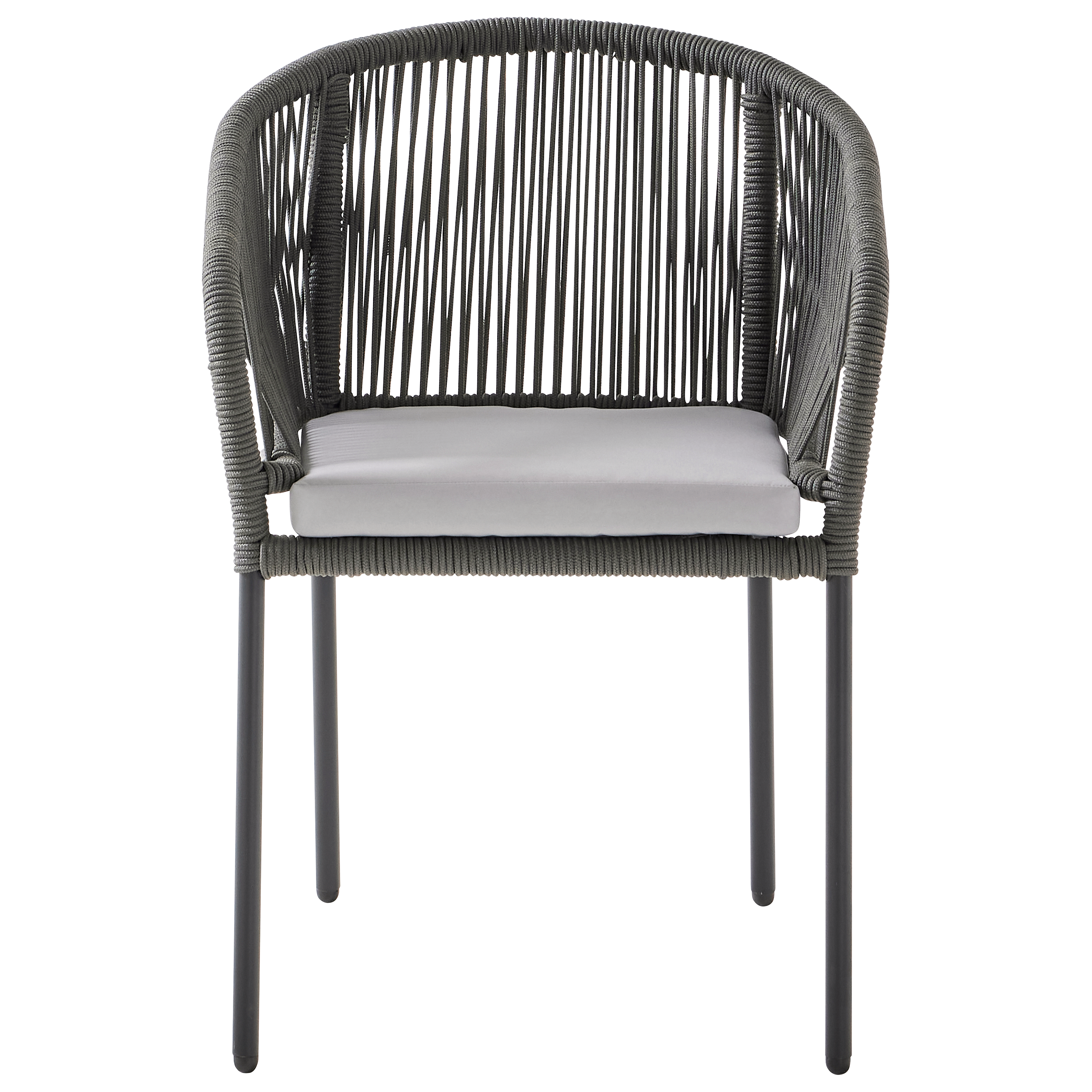 Ecloz - Fauteuil de jardin acier corde anthracite Fancy ECLOZ - Image 8