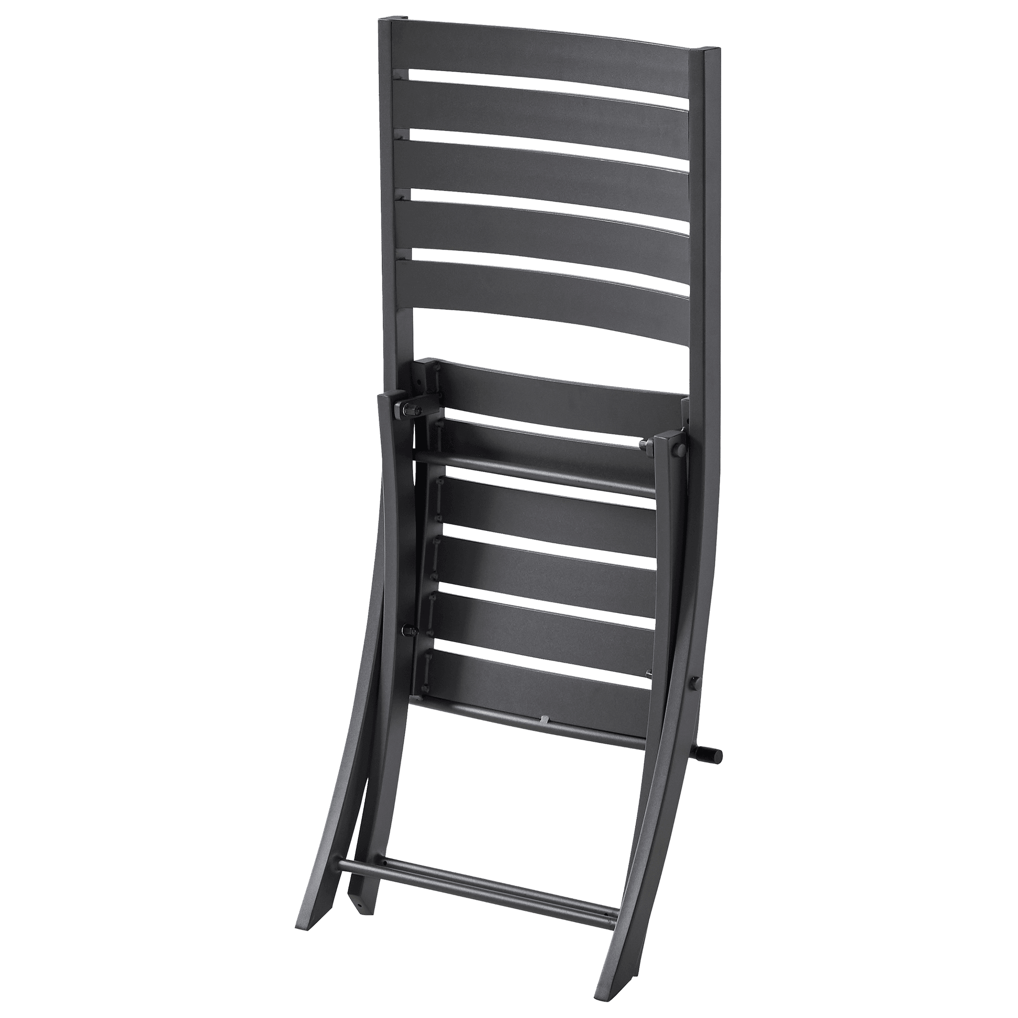 Ecloz - Chaise de jardin pliante aliminium anthracite Feyel ECLOZ - Imagen 4
