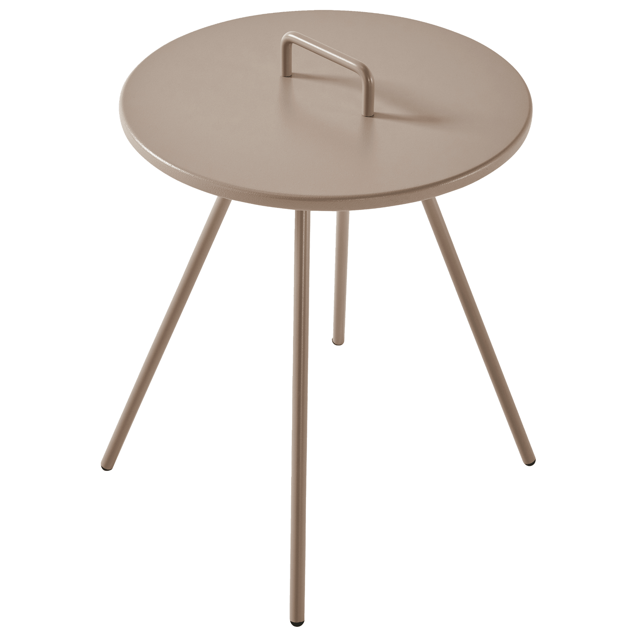 Ecloz - Table d'appoint de jardin acier avec poignée taupe Elba ECLOZ - Imagen 3