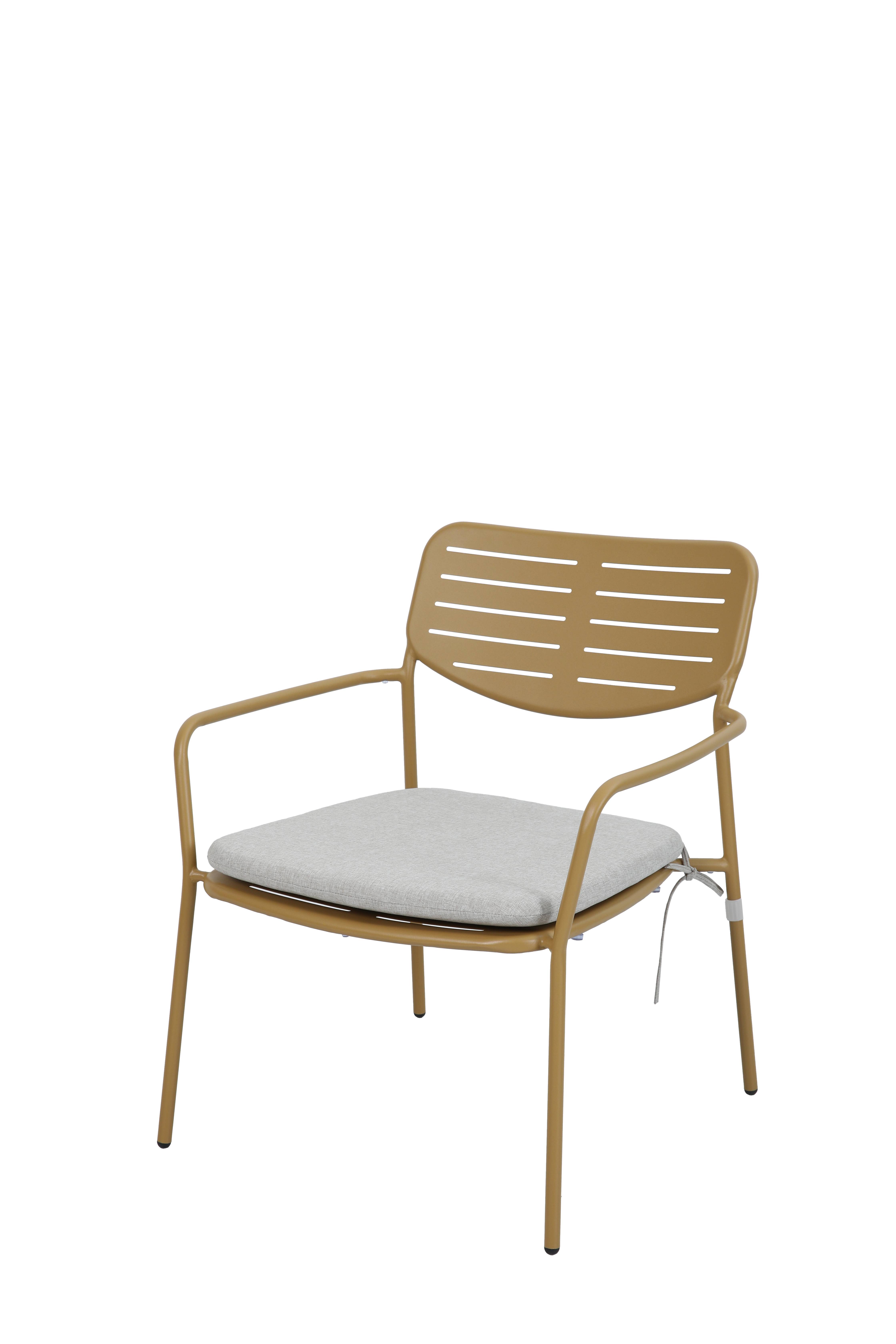 Ecloz - Fauteuil de jardin détente acier ocre Eline ECLOZ - Image 2