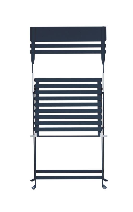 Ecloz - Salon de jardin balcon acier pliant 2 personnes anthracite Faro ECLOZ - Image 7