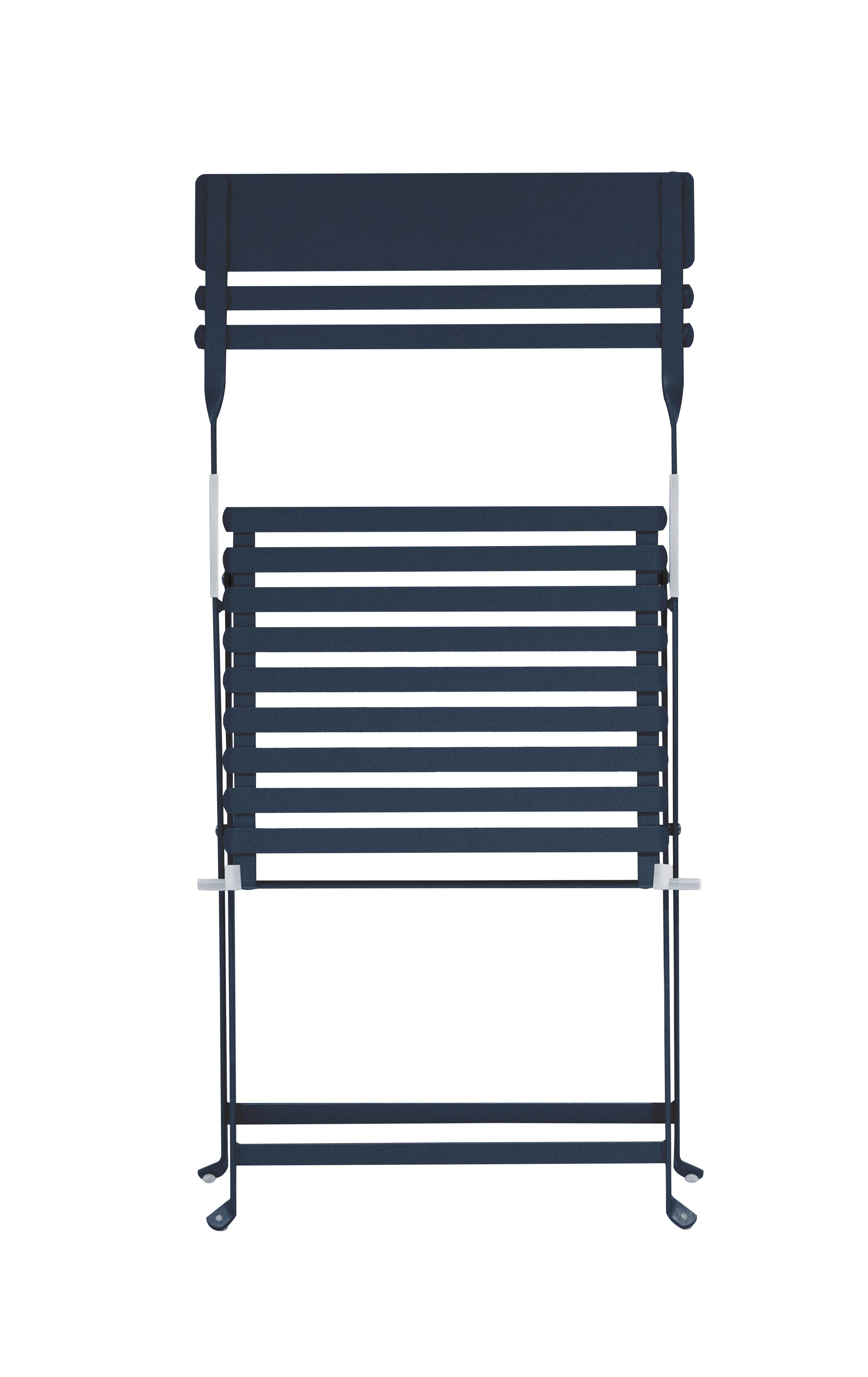 Ecloz - Salon de jardin balcon acier pliant 2 personnes anthracite Faro ECLOZ - Image 7
