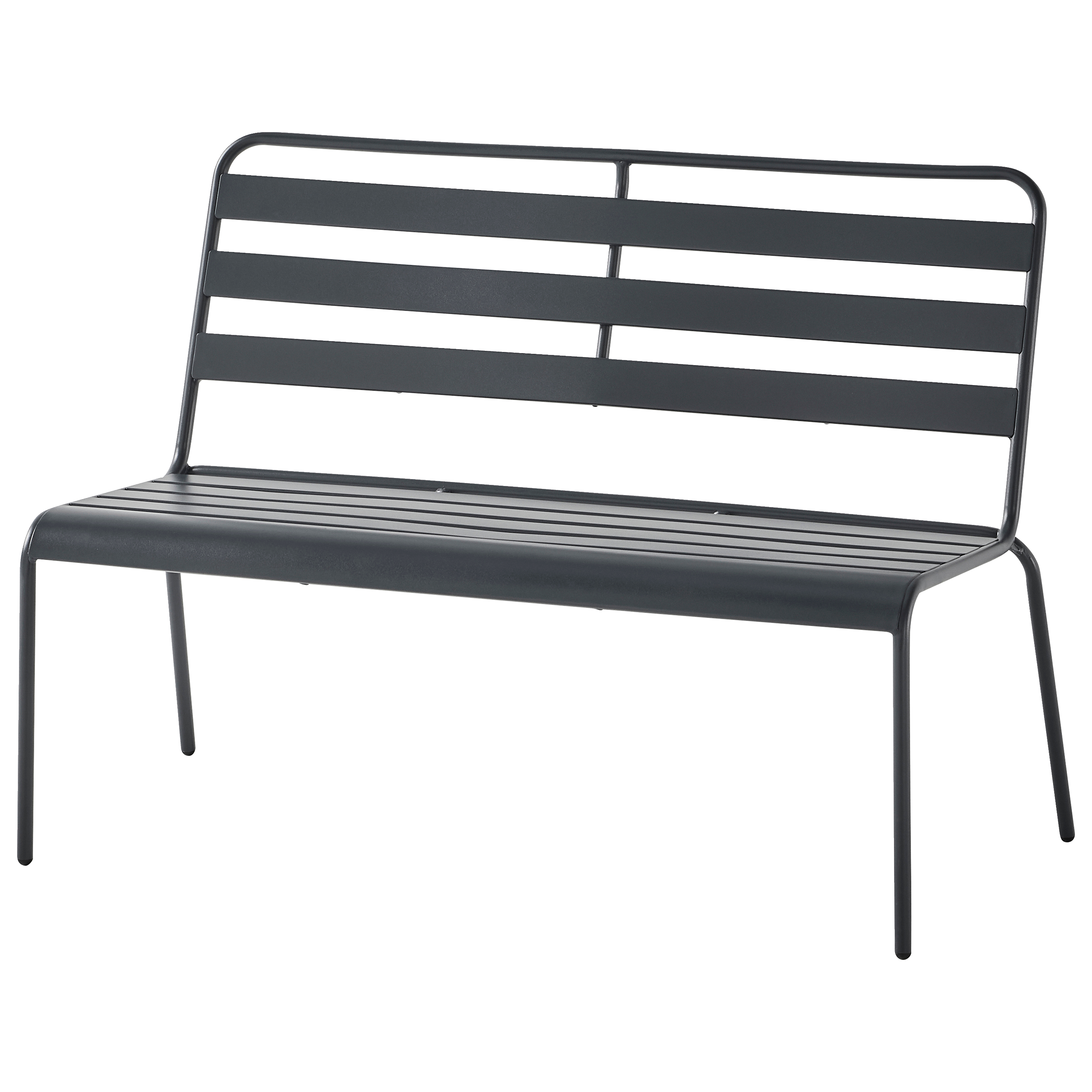 Ecloz - Banc de jardin acier 2 places anthracite Fanny ECLOZ - Image 3