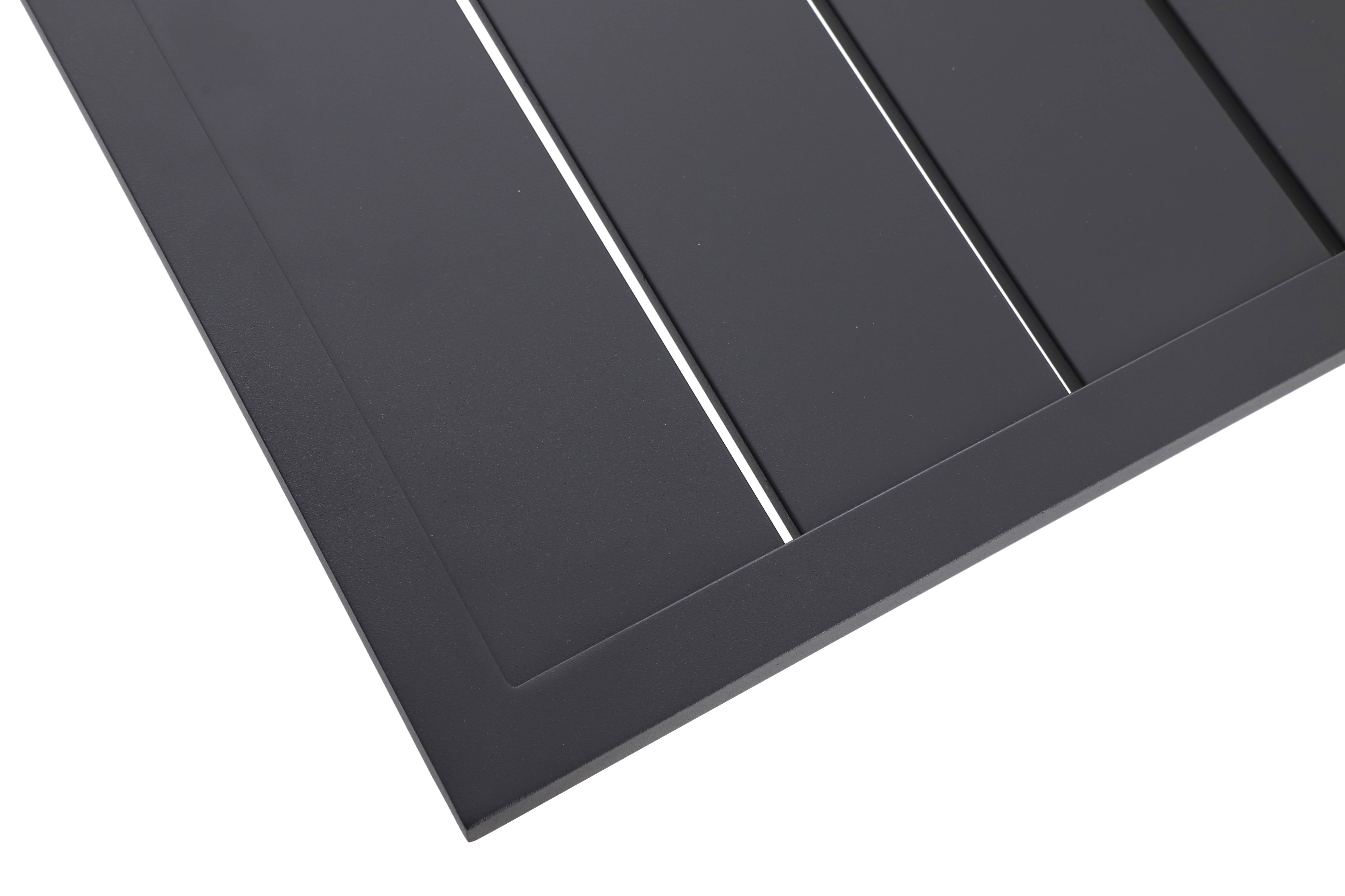 Ecloz - Table de jardin rectangulaire extensible aluminium 8/12 personnes anthracite Folco ECLOZ - Image 3