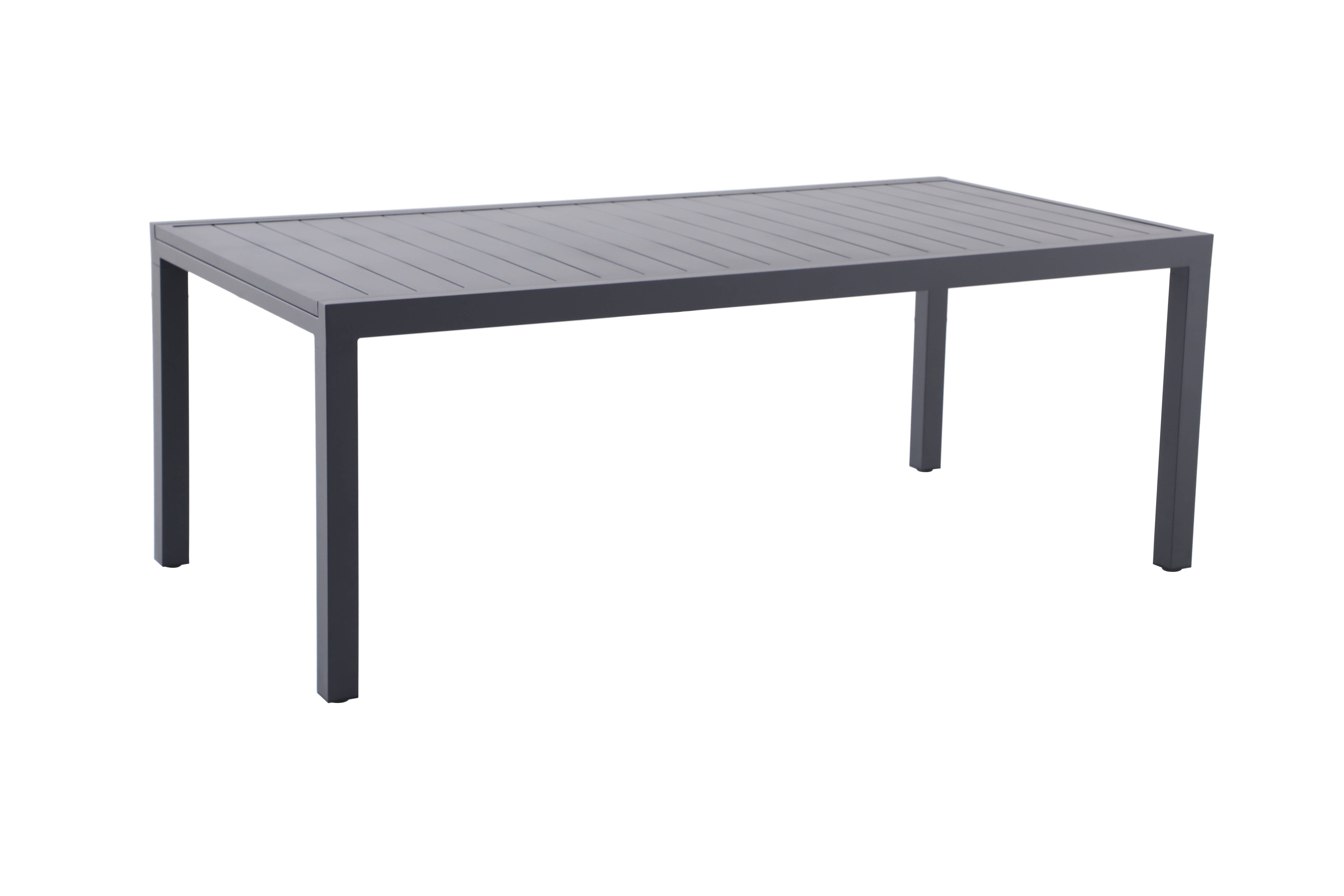 Ecloz - Table de jardin rectangulaire extensible aluminium 8/12 personnes anthracite Folco ECLOZ - Image 6