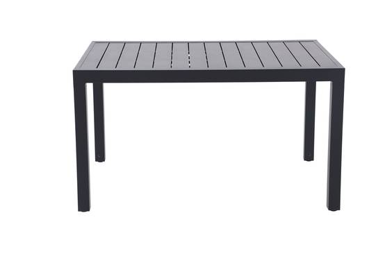 Ecloz - Table de jardin rectangulaire extensible aluminium 6/10 personnes anthracite Folco ECLOZ - Image 1