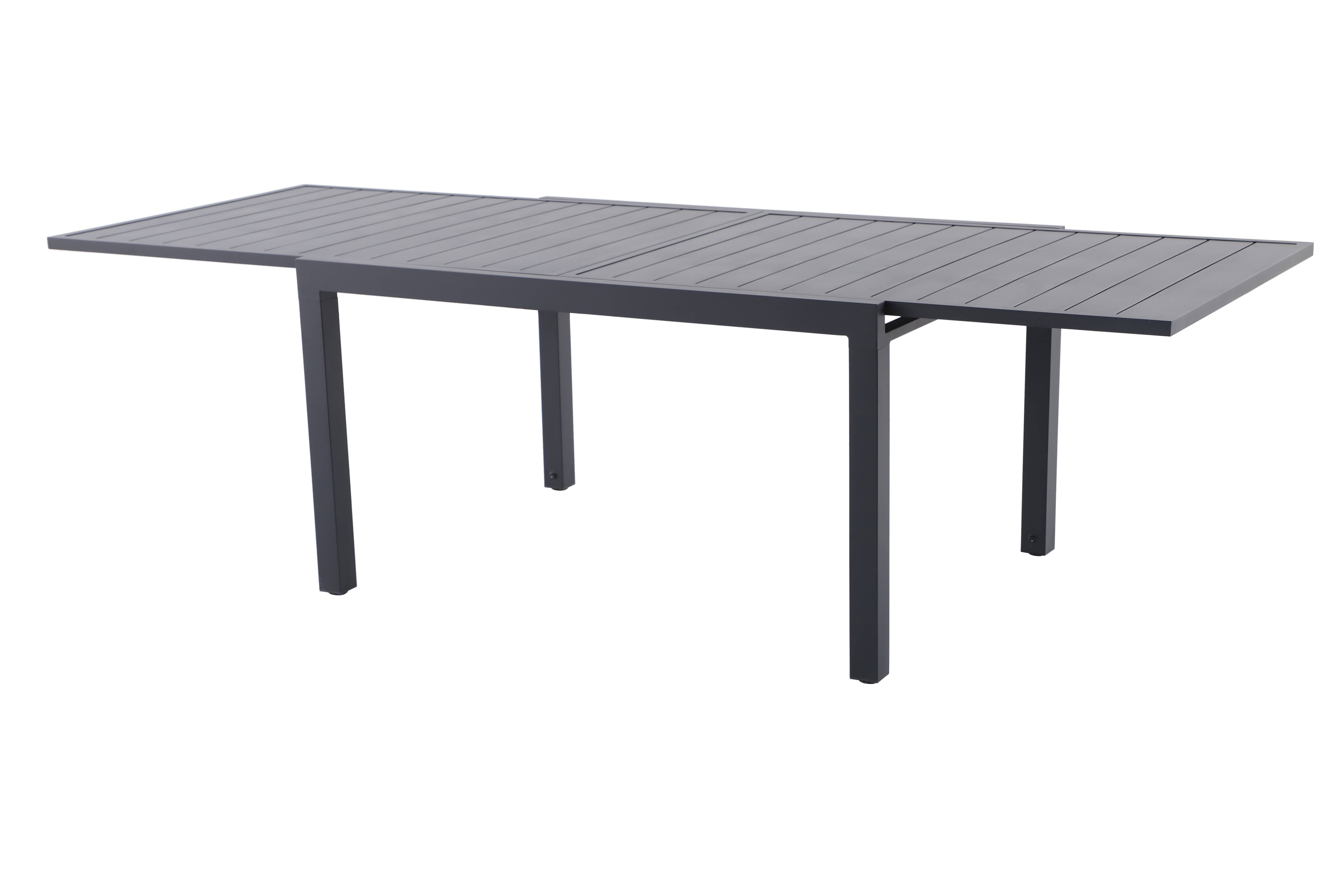 Ecloz - Table de jardin rectangulaire extensible aluminium 6/10 personnes anthracite Folco ECLOZ - Image 2