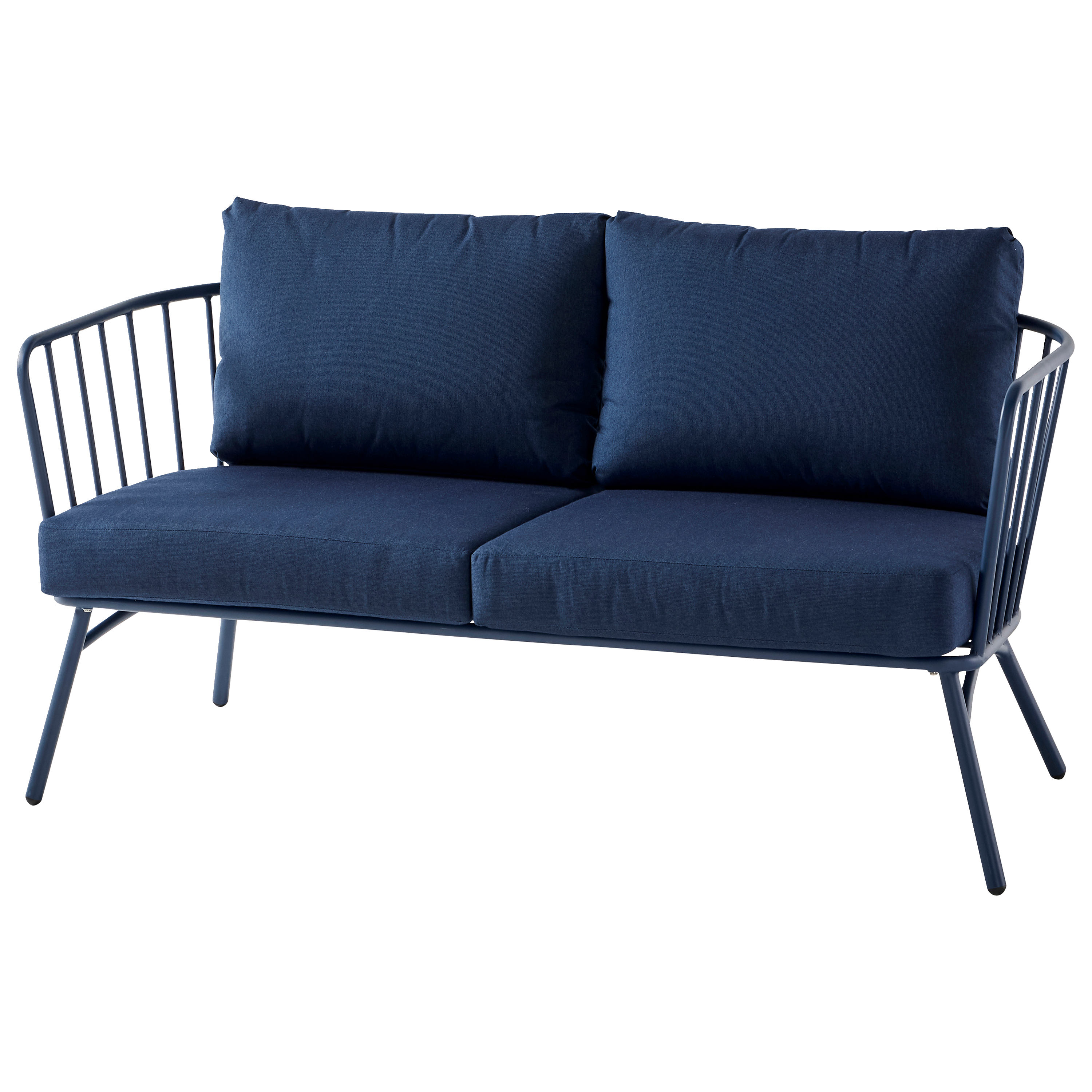 Ecloz - Salon de jardin détente acier 4 personnes bleu Freddy ECLOZ - Image 12