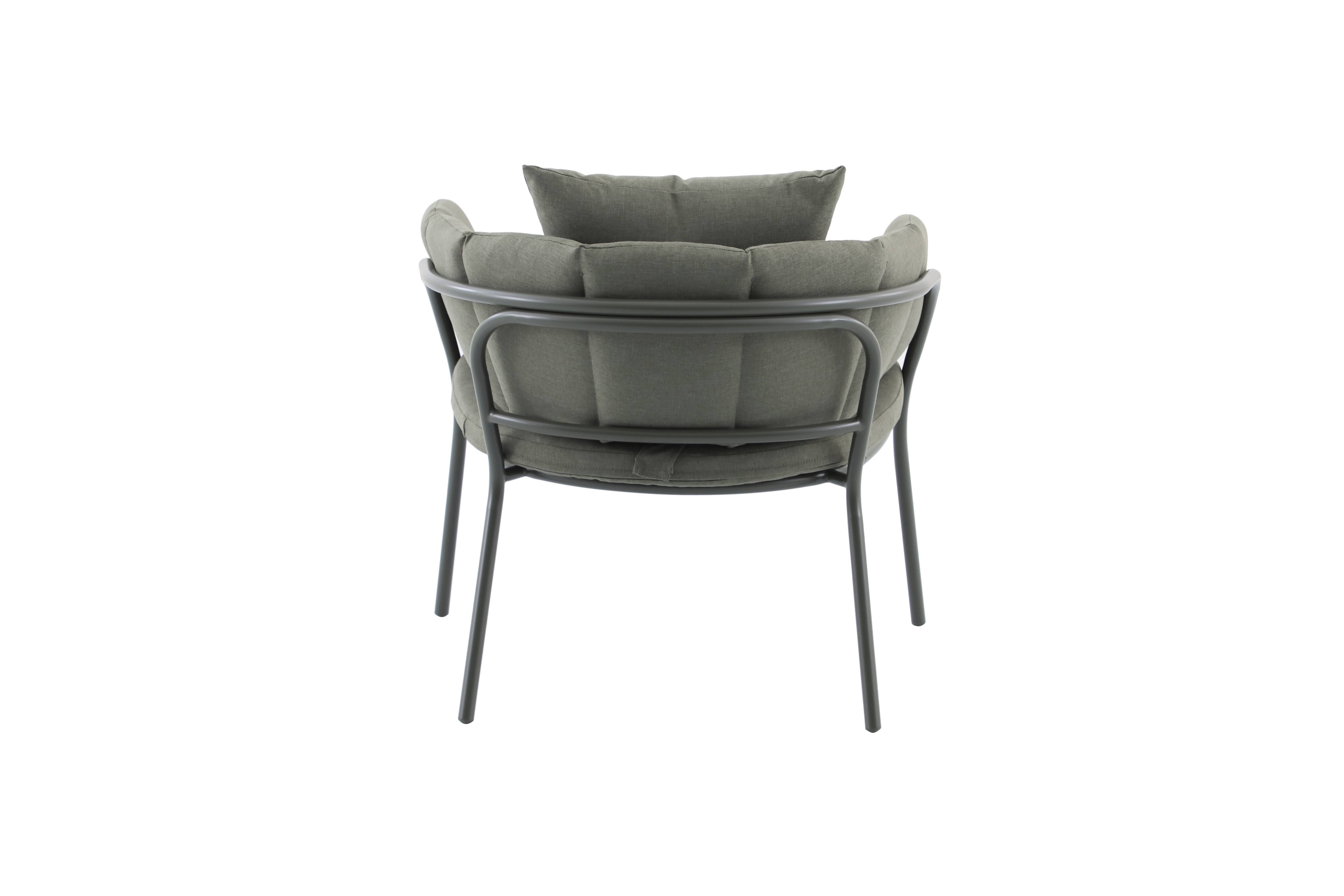 Ecloz - Salon de jardin détente acier polyester 2 personnes vert Flavien ECLOZ - Imagen 8