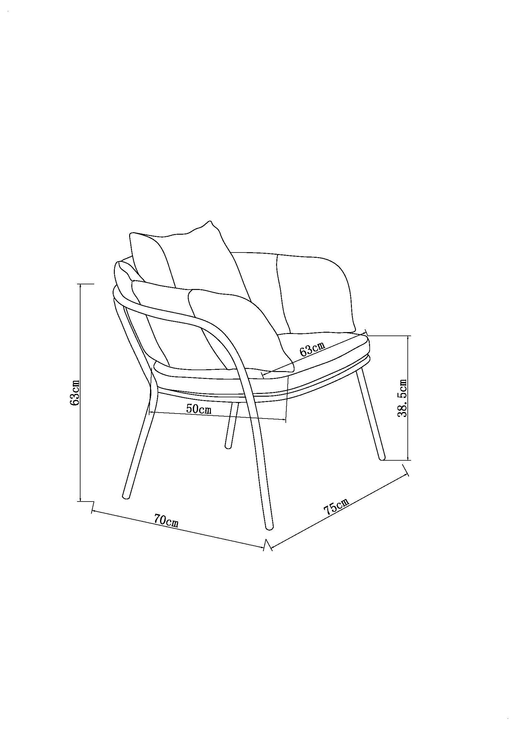Ecloz - Salon de jardin détente acier polyester 2 personnes vert Flavien ECLOZ - Imagen 5
