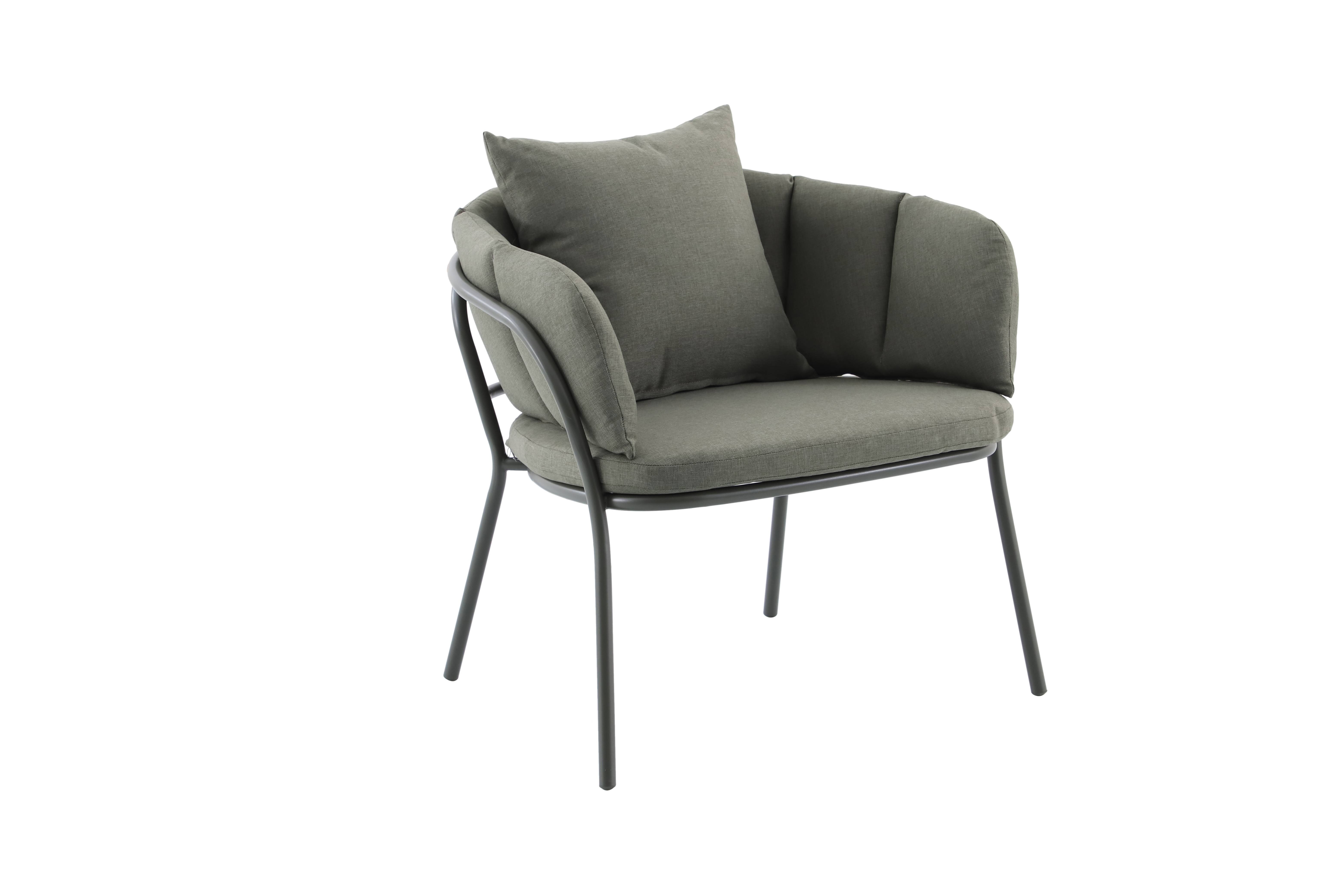Ecloz - Salon de jardin détente acier polyester 2 personnes vert Flavien ECLOZ - Imagen 7