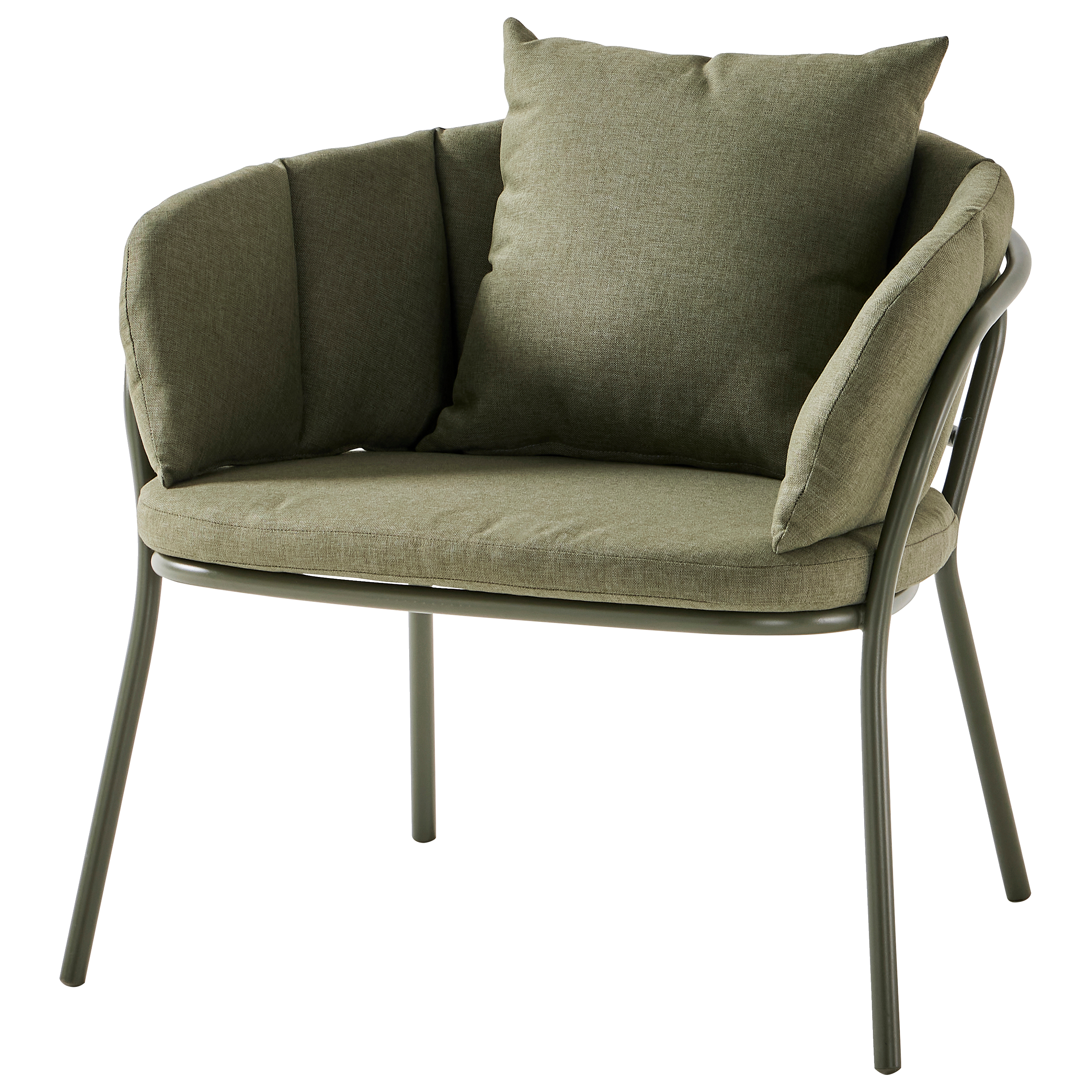 Ecloz - Salon de jardin détente acier polyester 2 personnes vert Flavien ECLOZ - Imagen 13