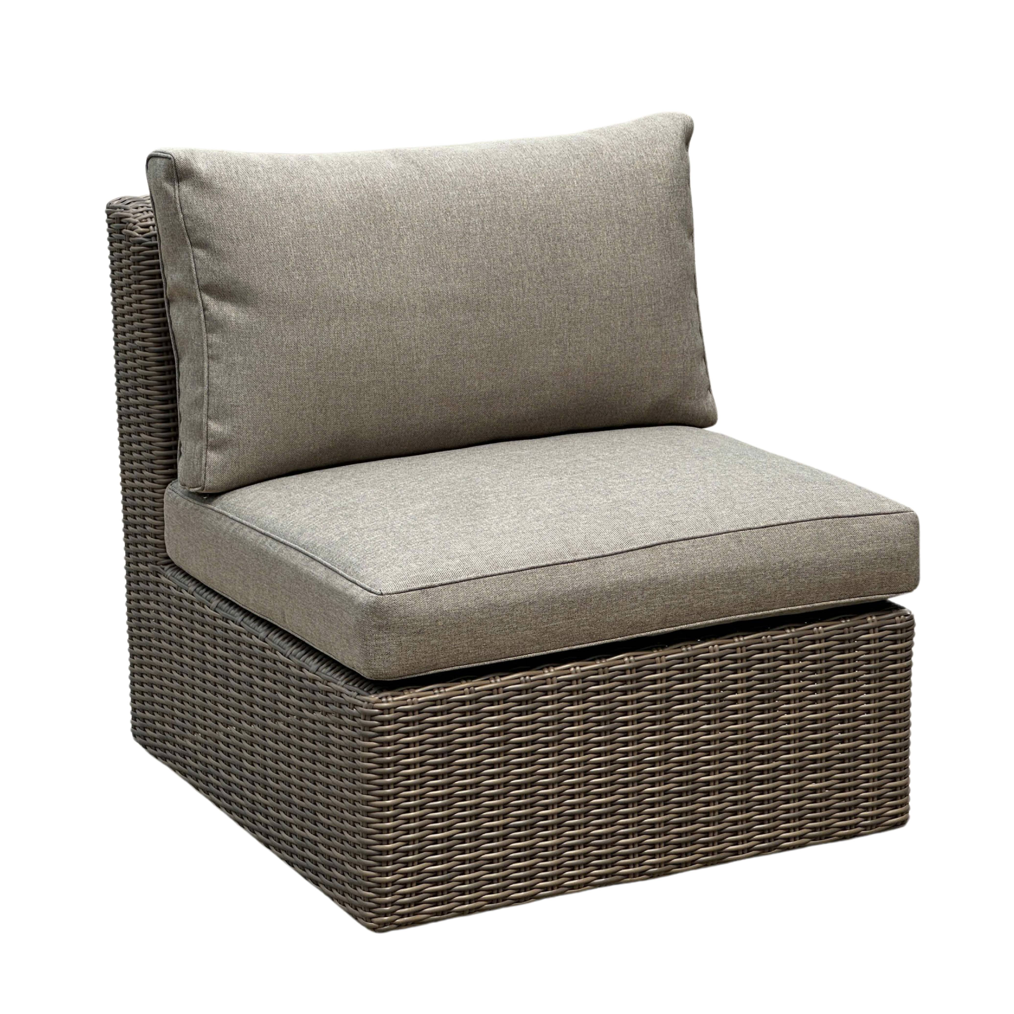 Ecloz - Fauteuil de jardin en résine tressée salon Bali naturel ECLOZ - Imagen 4