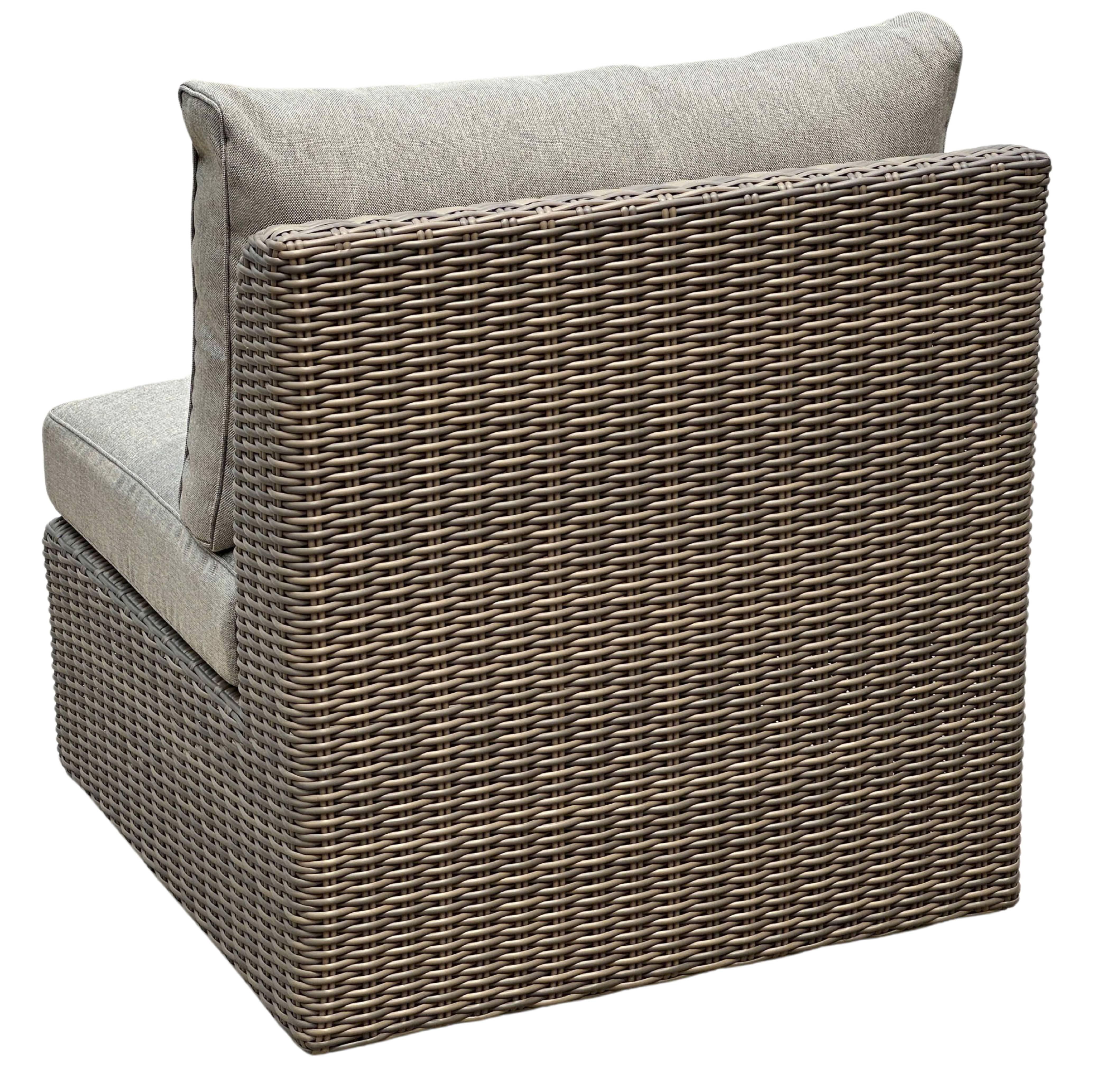 Ecloz - Fauteuil de jardin en résine tressée salon Bali naturel ECLOZ - Imagen 2