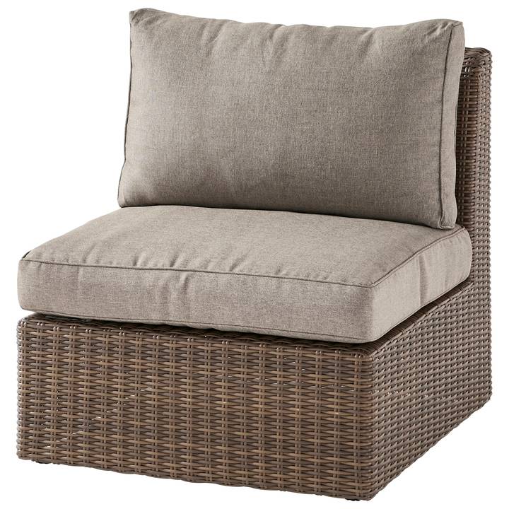 Ecloz - Fauteuil de jardin en résine tressée salon Bali naturel ECLOZ - Imagen 11
