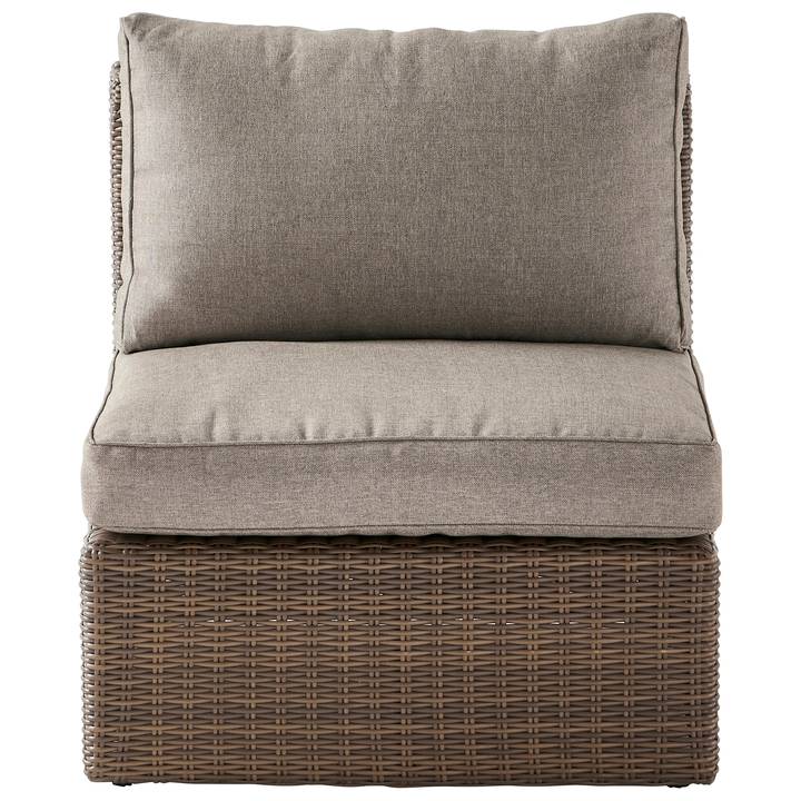 Ecloz - Fauteuil de jardin en résine tressée salon Bali naturel ECLOZ - Imagen 9